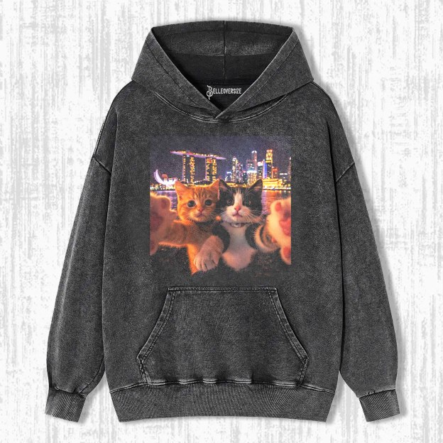 FUNNY CAT HOODIE