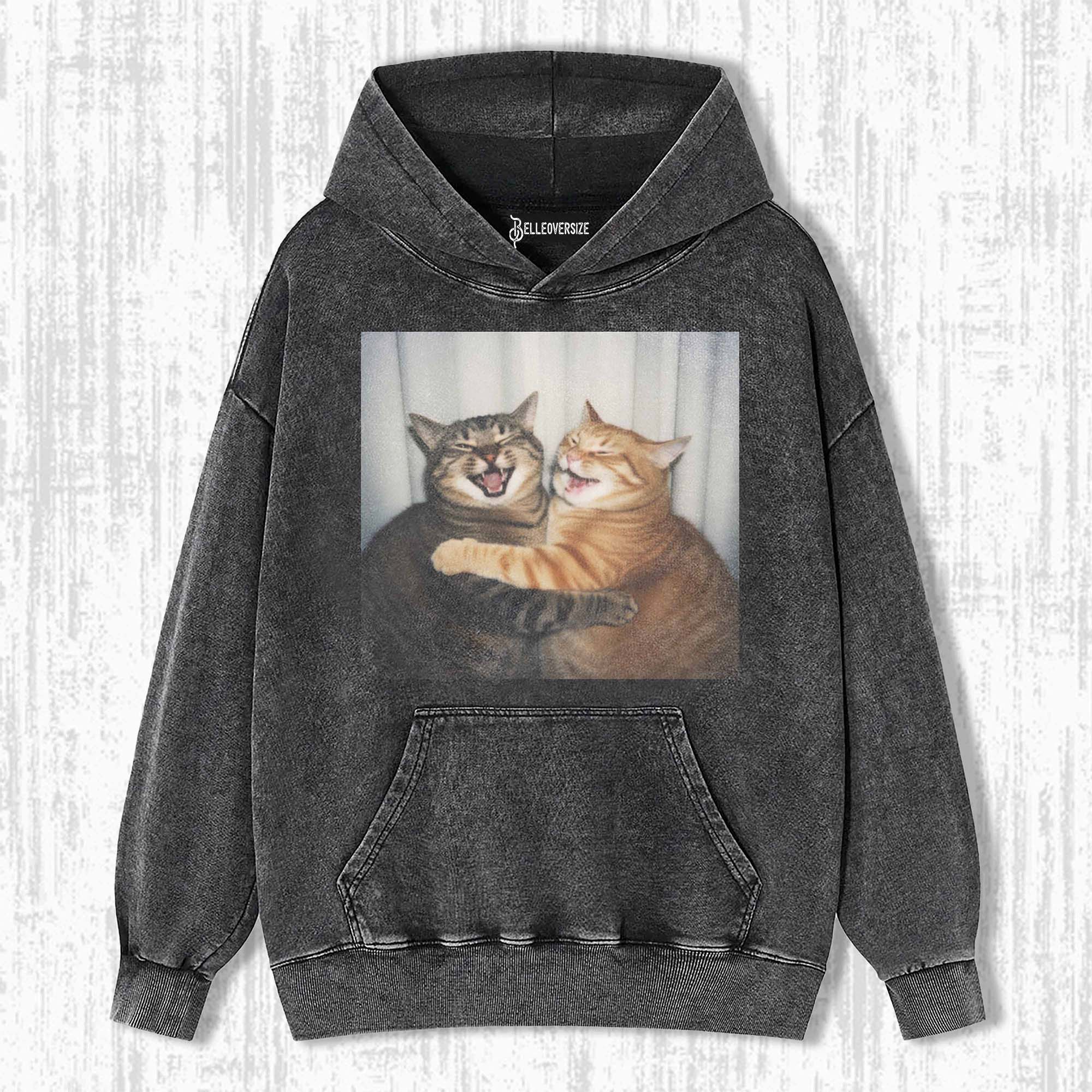 FUNNY CAT HOODIE