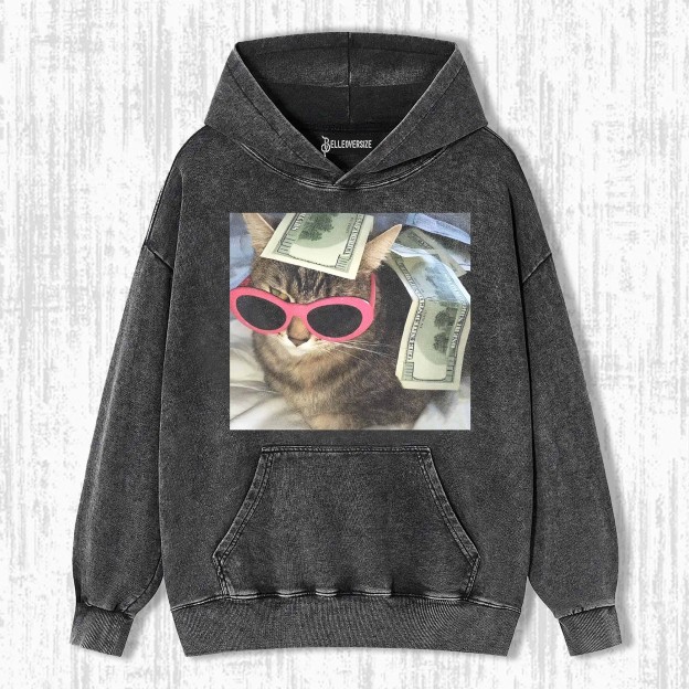 FUNNY CAT HOODIE