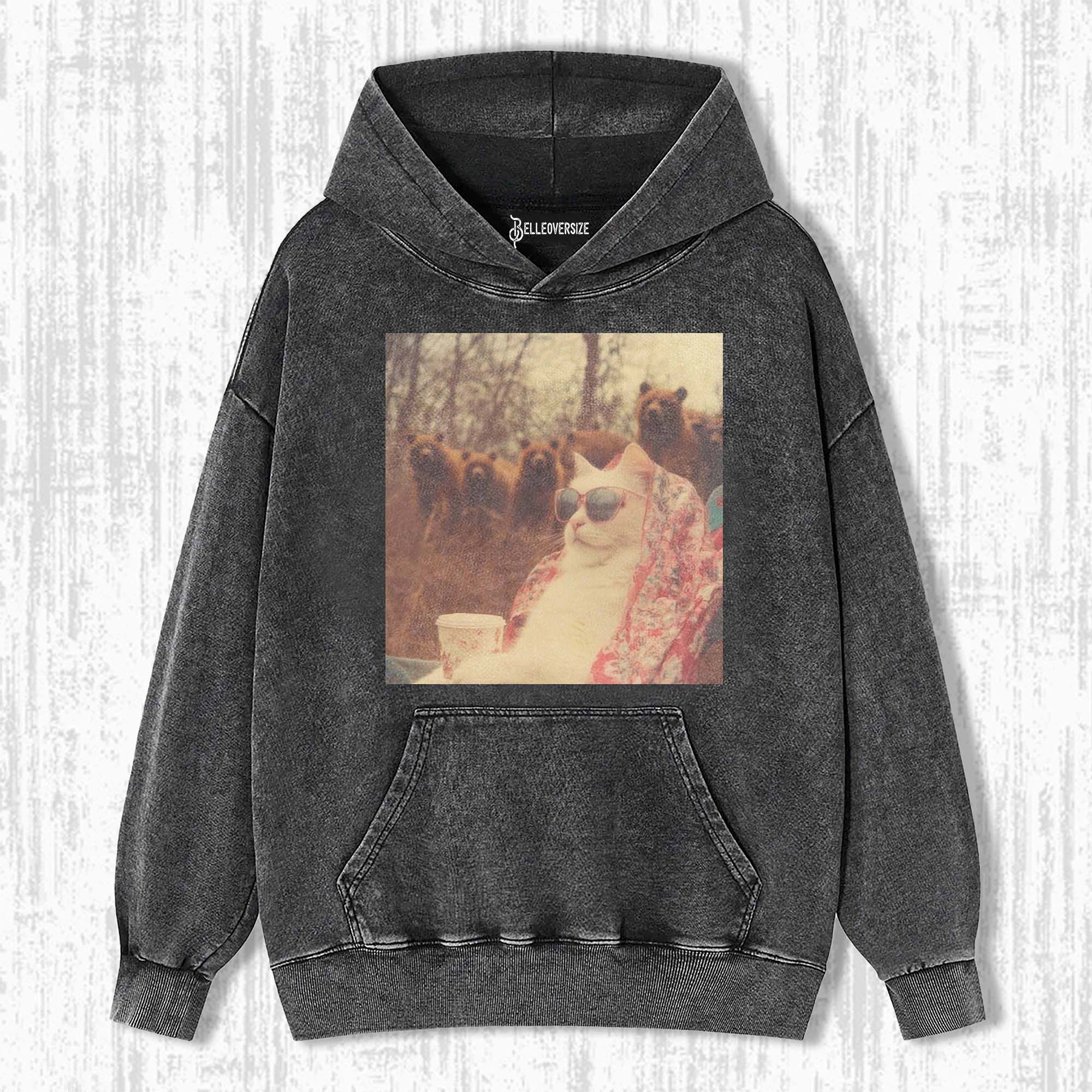 FUNNY CAT HOODIE