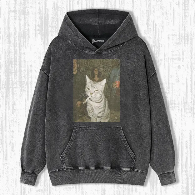 FUNNY CAT HOODIE