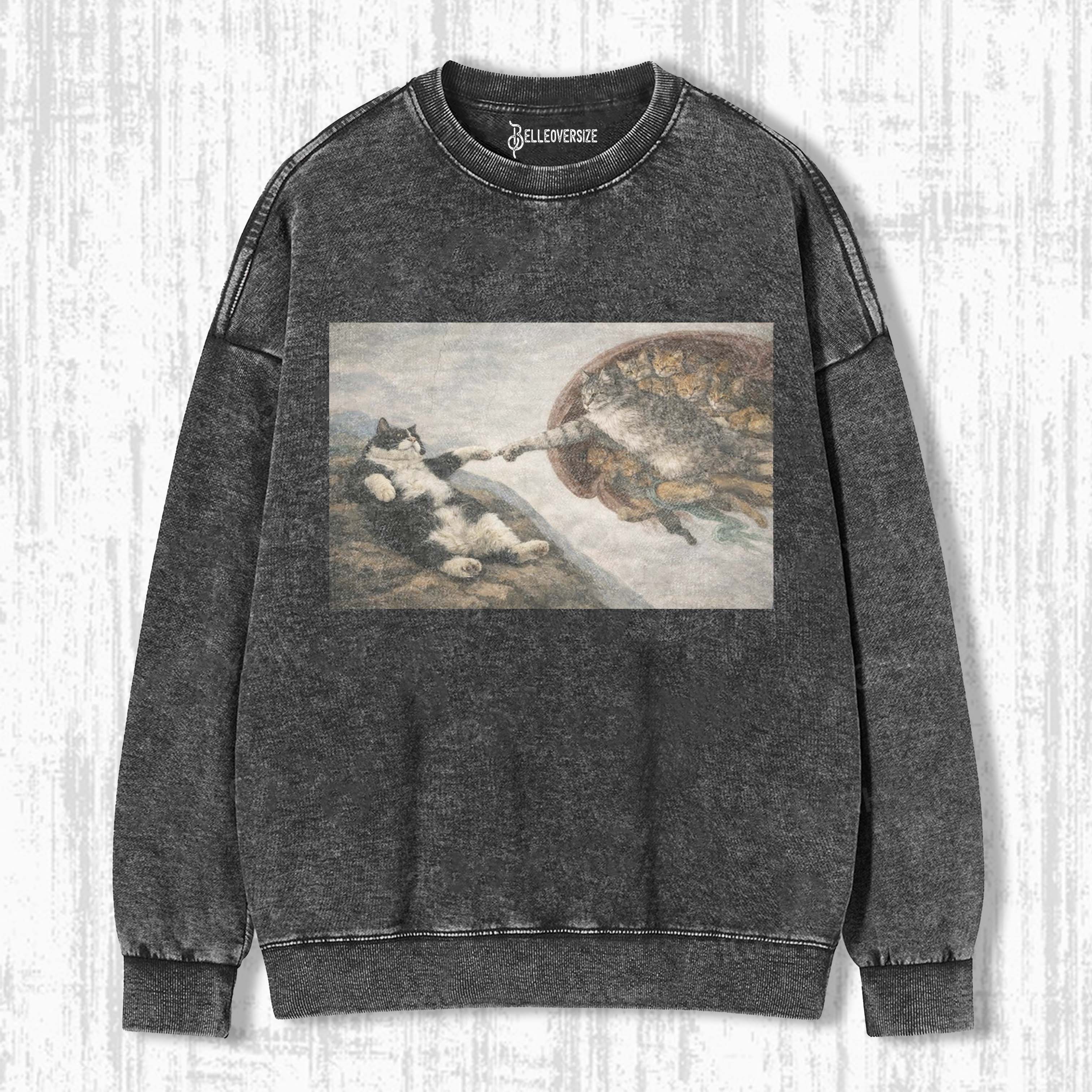 FUNNY CAT SWEATSHIRTS