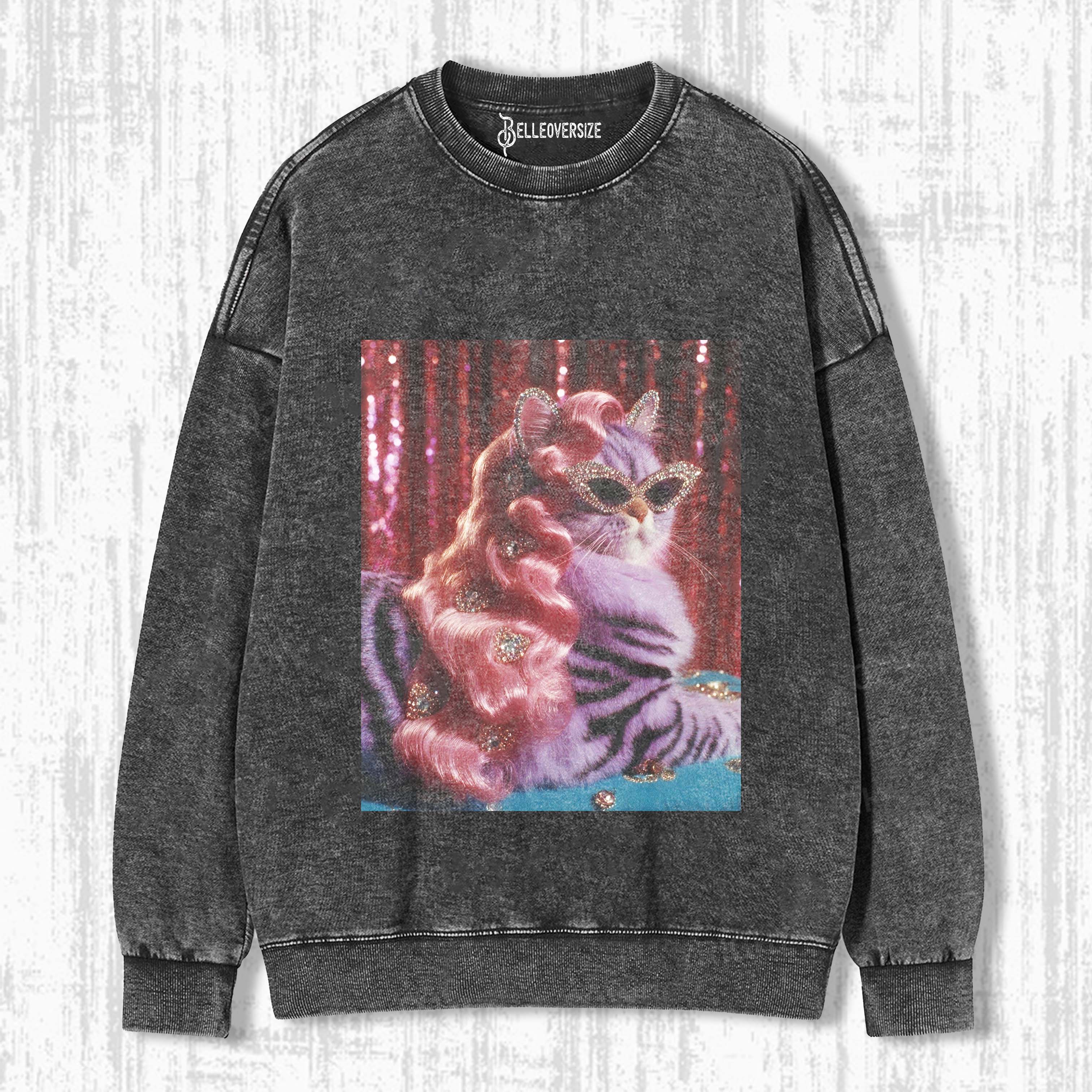 FUNNY CAT SWEATSHIRTS