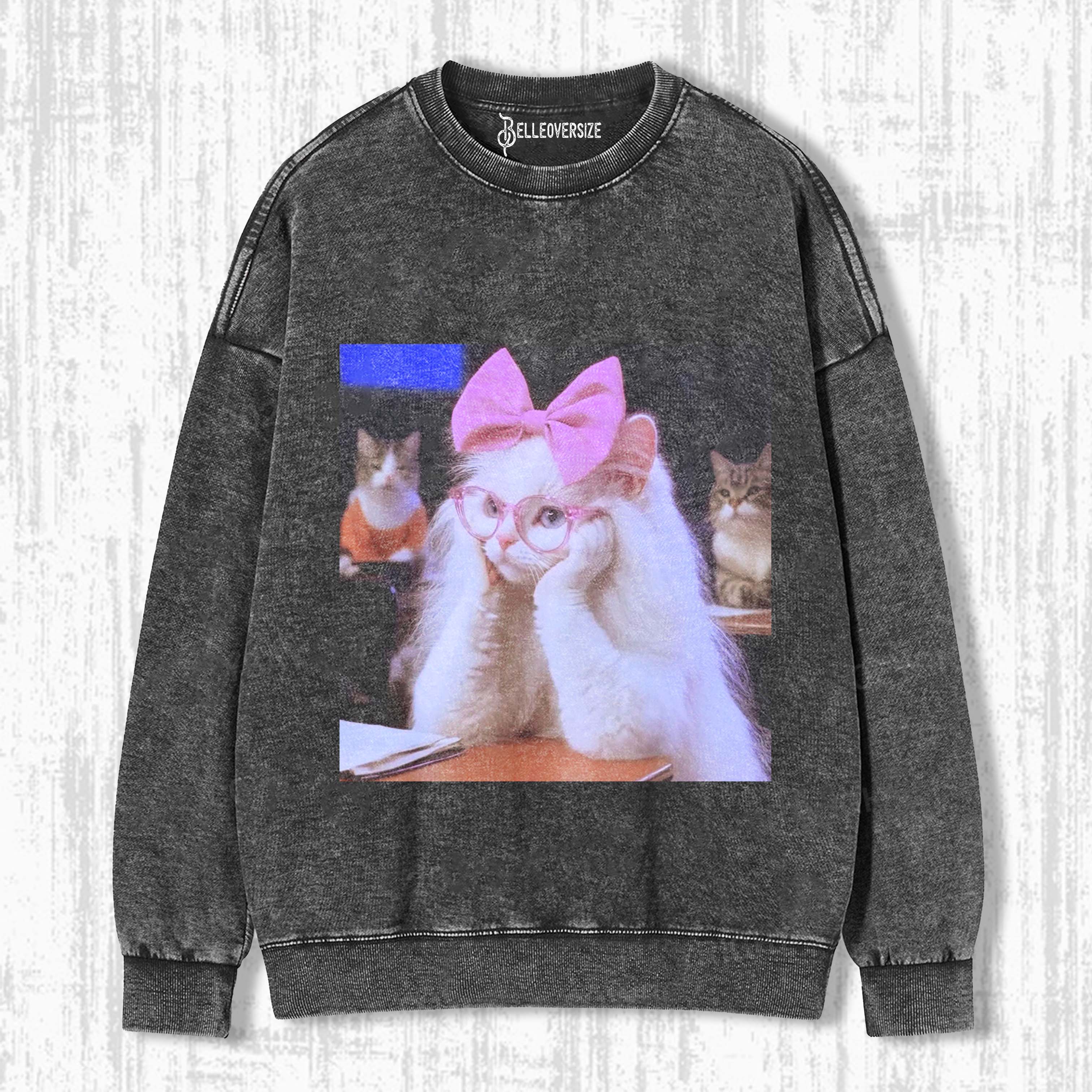 FUNNY CAT SWEATSHIRTS
