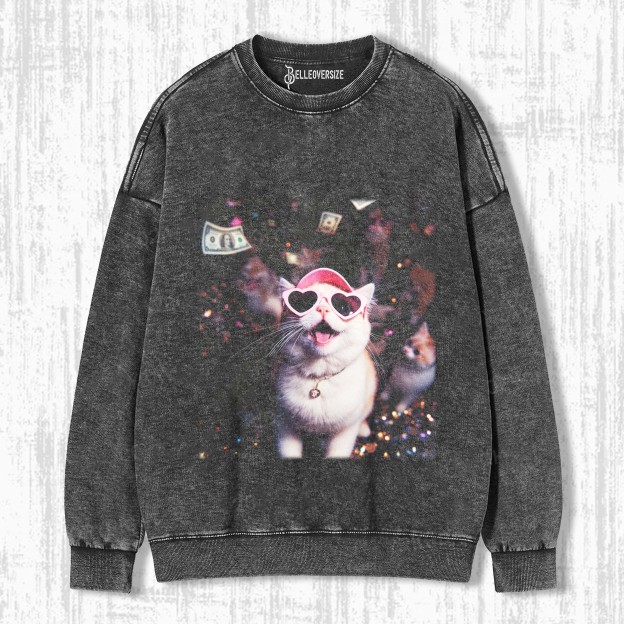 FUNNY CAT SWEATSHIRTS 