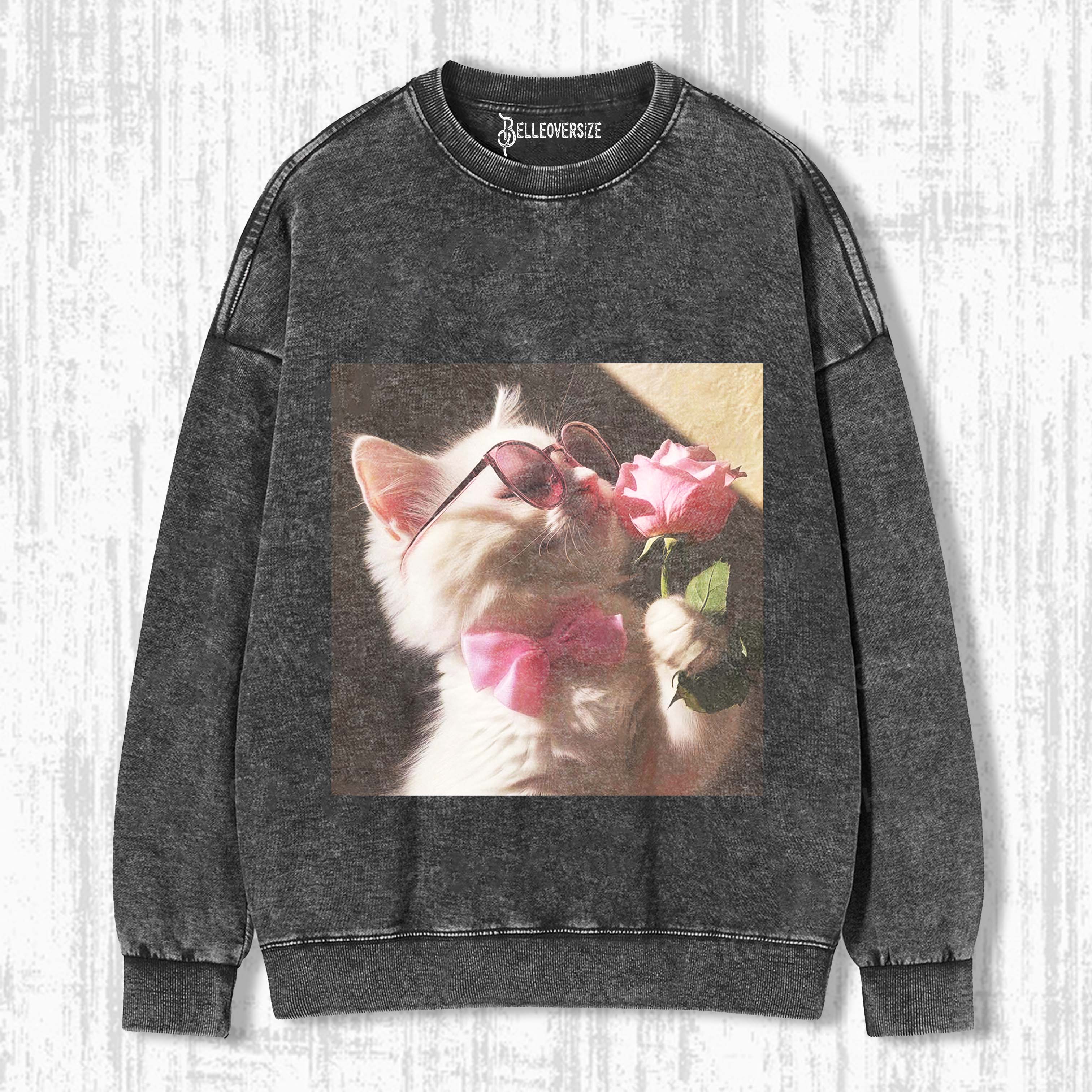 FUNNY CAT SWEATSHIRTS