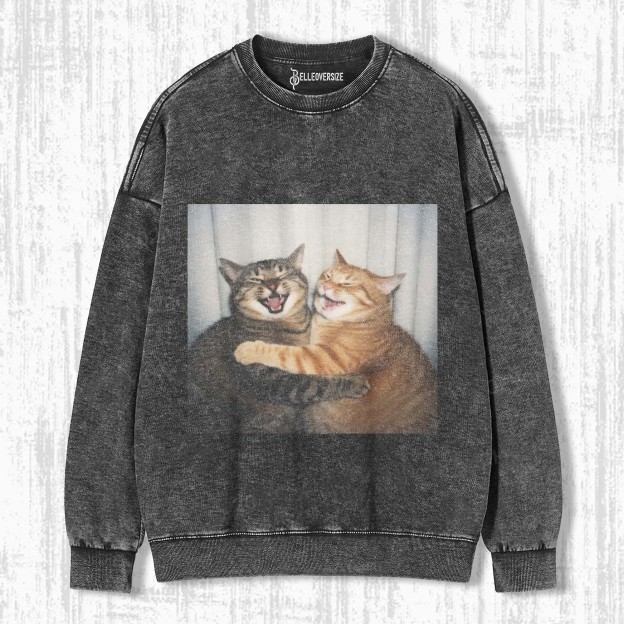 FUNNY CAT SWEATSHIRTS