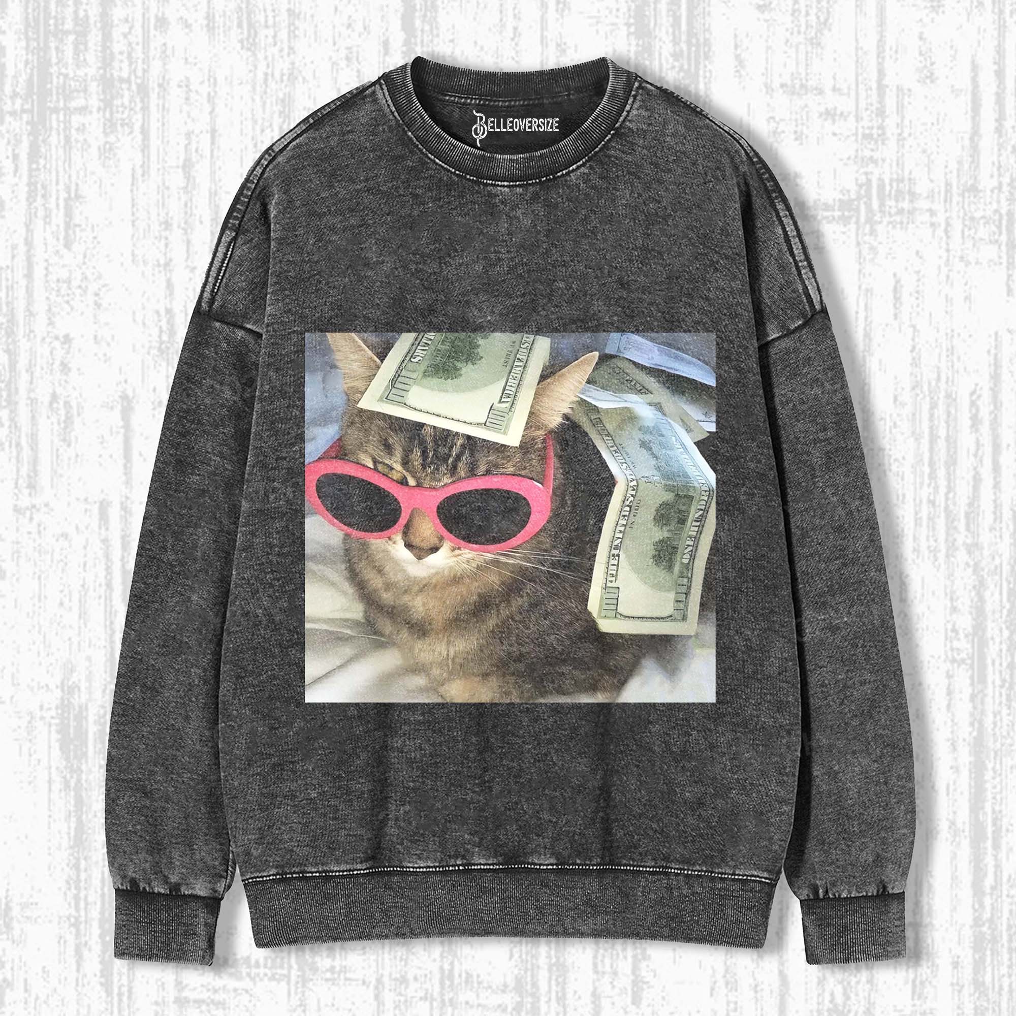 FUNNY CAT SWEATSHIRTS