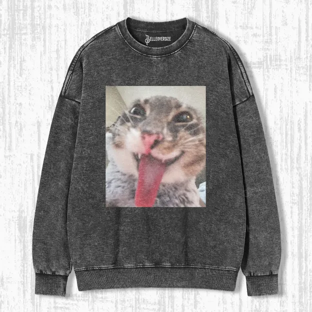 FUNNY CAT  SWEATSHIRTS