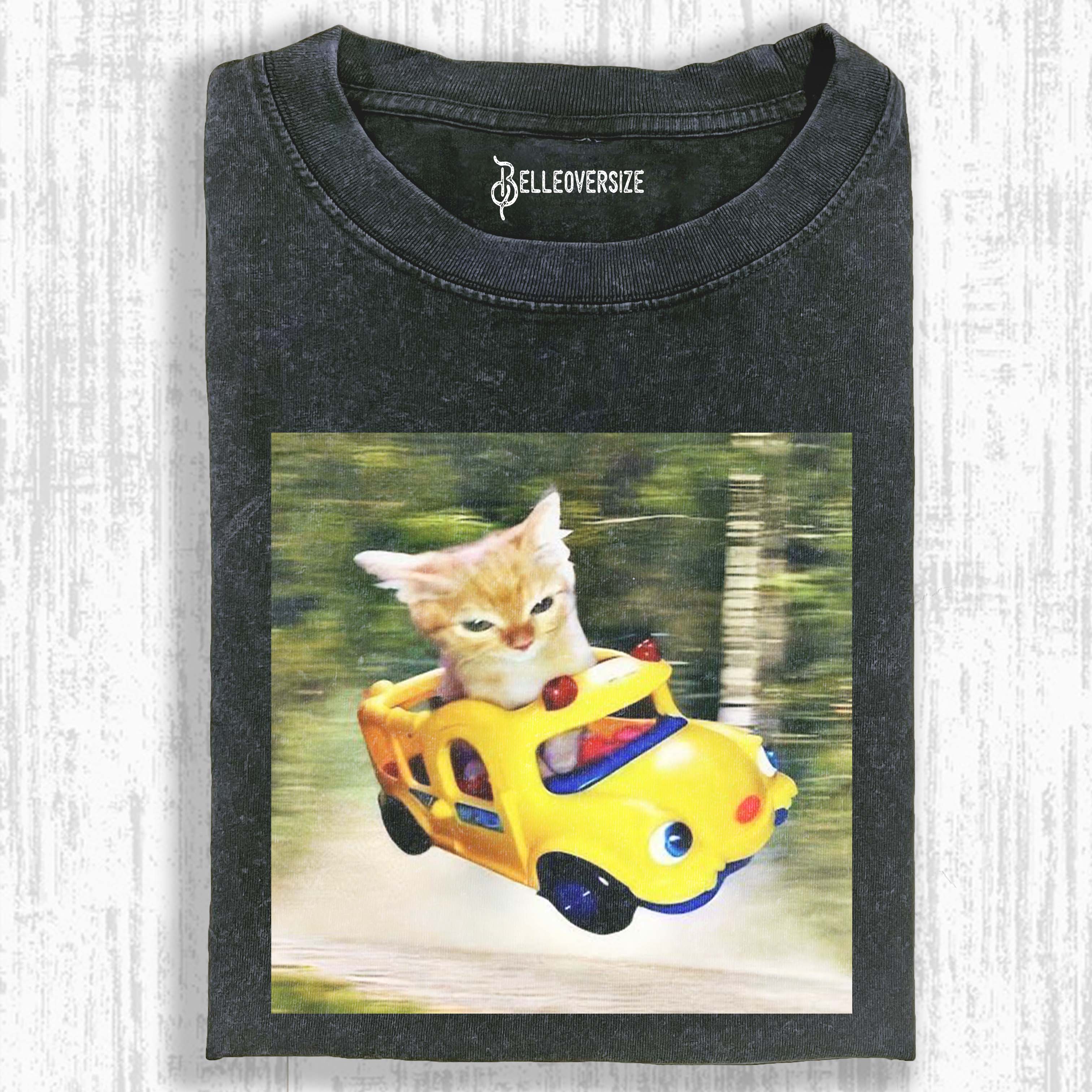 FUNNY CAT T-SHIRT 