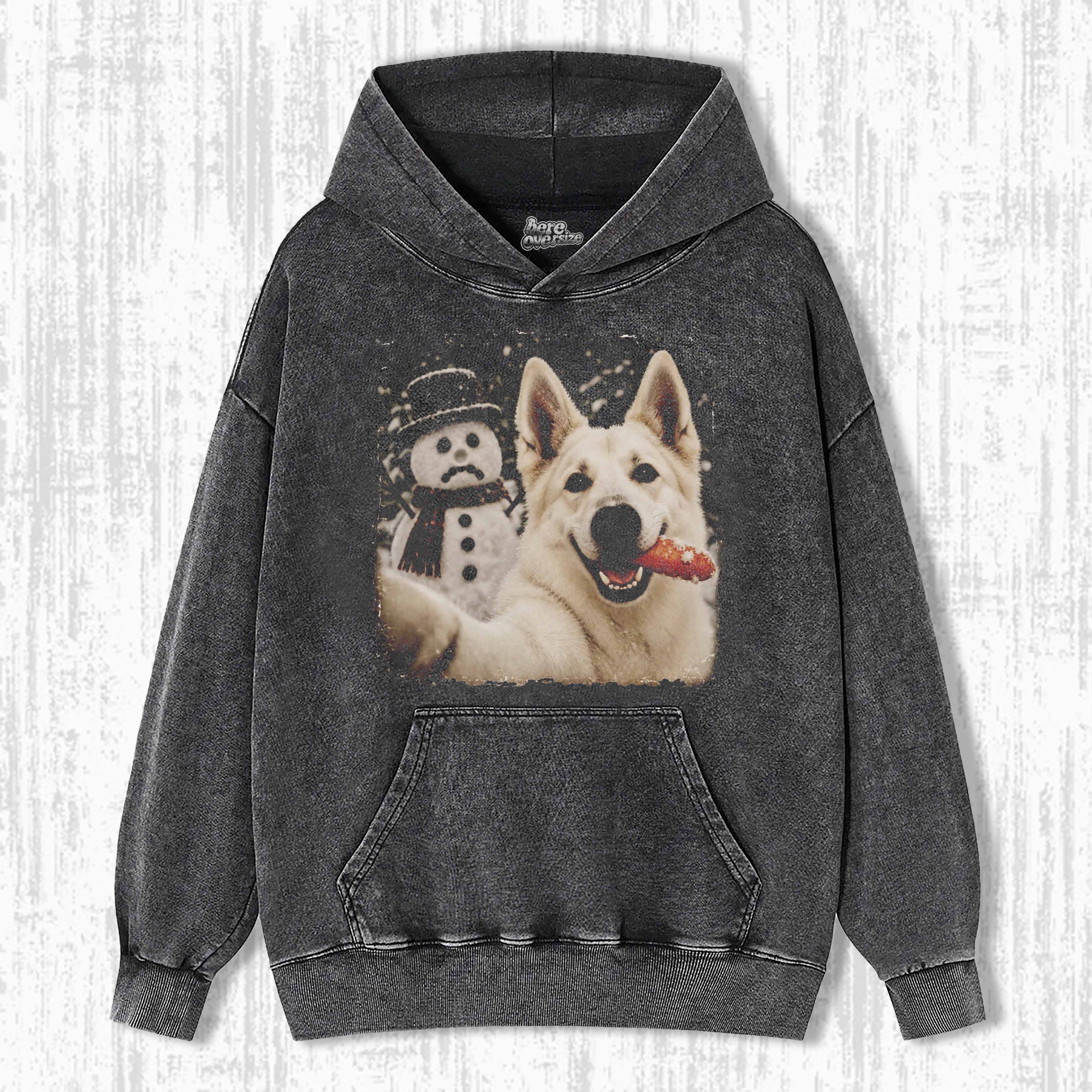 FUNNY CHRISTMAS DOG T-SHIRT 