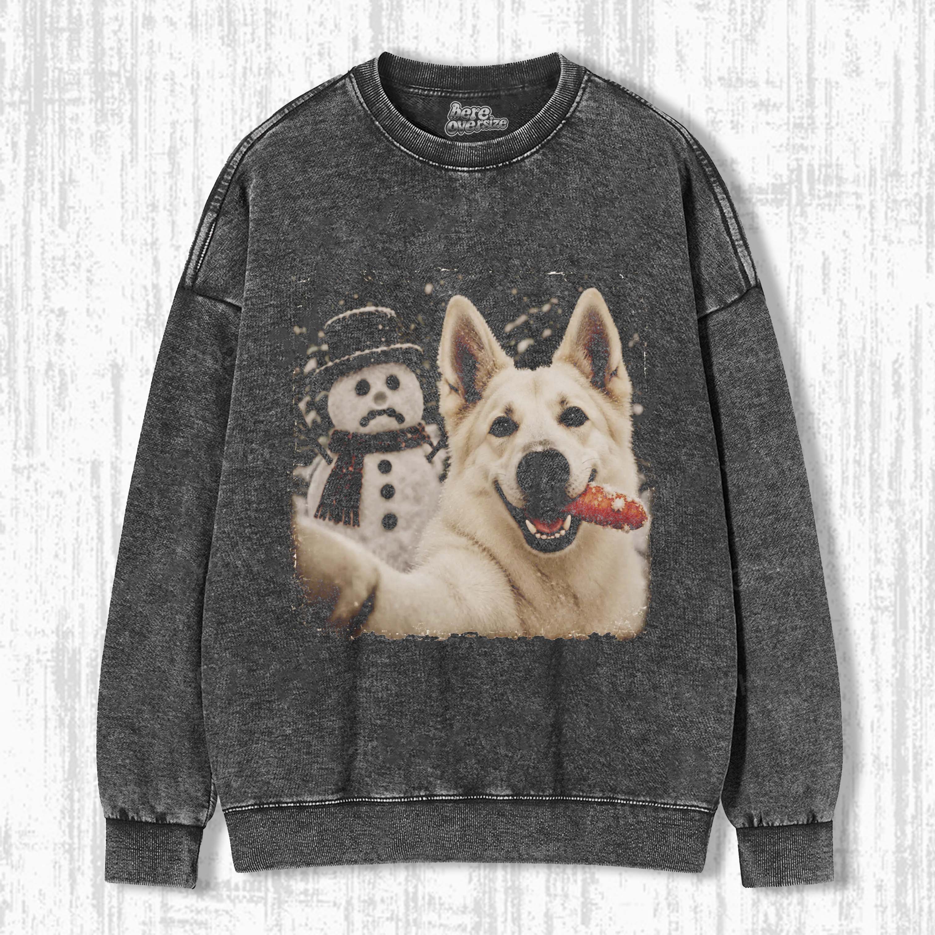 FUNNY CHRISTMAS DOG T-SHIRT 