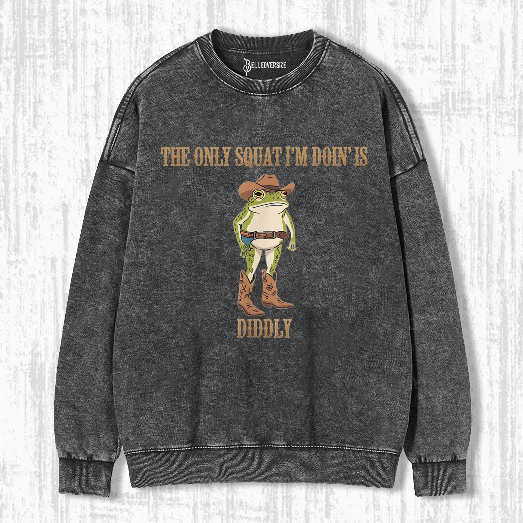 FUNNY COWBOY FROG SWEATSHIRTS