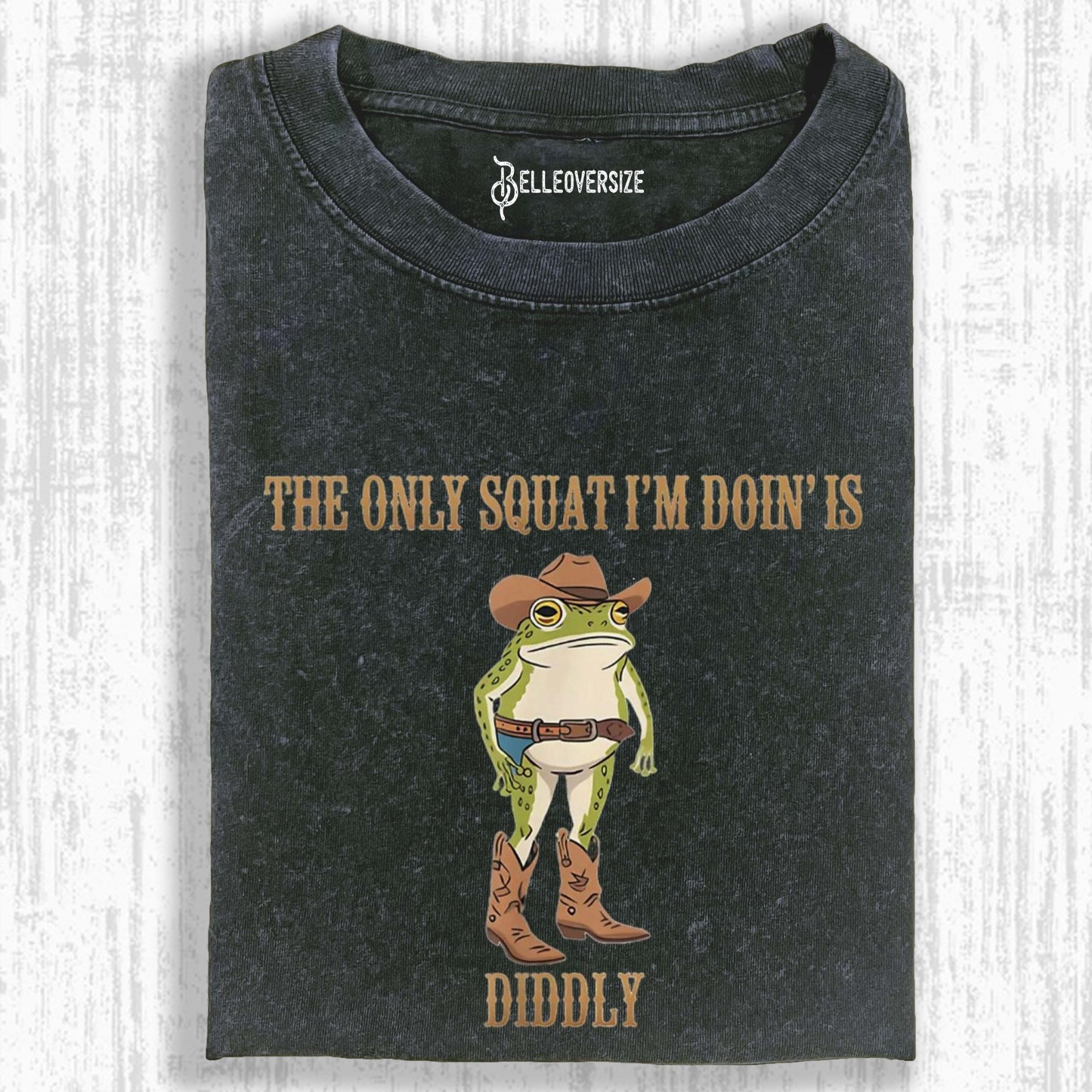 FUNNY COWBOY FROG T SHIRT