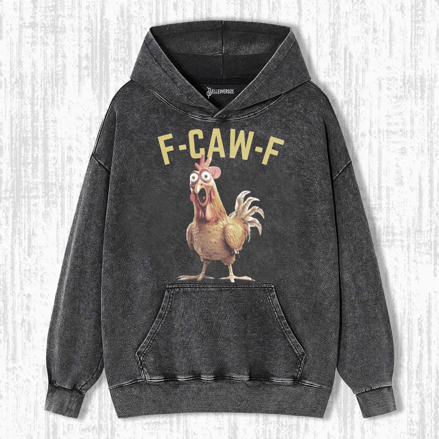 FUNNY F-CAW-F CHICKEN HOODIE