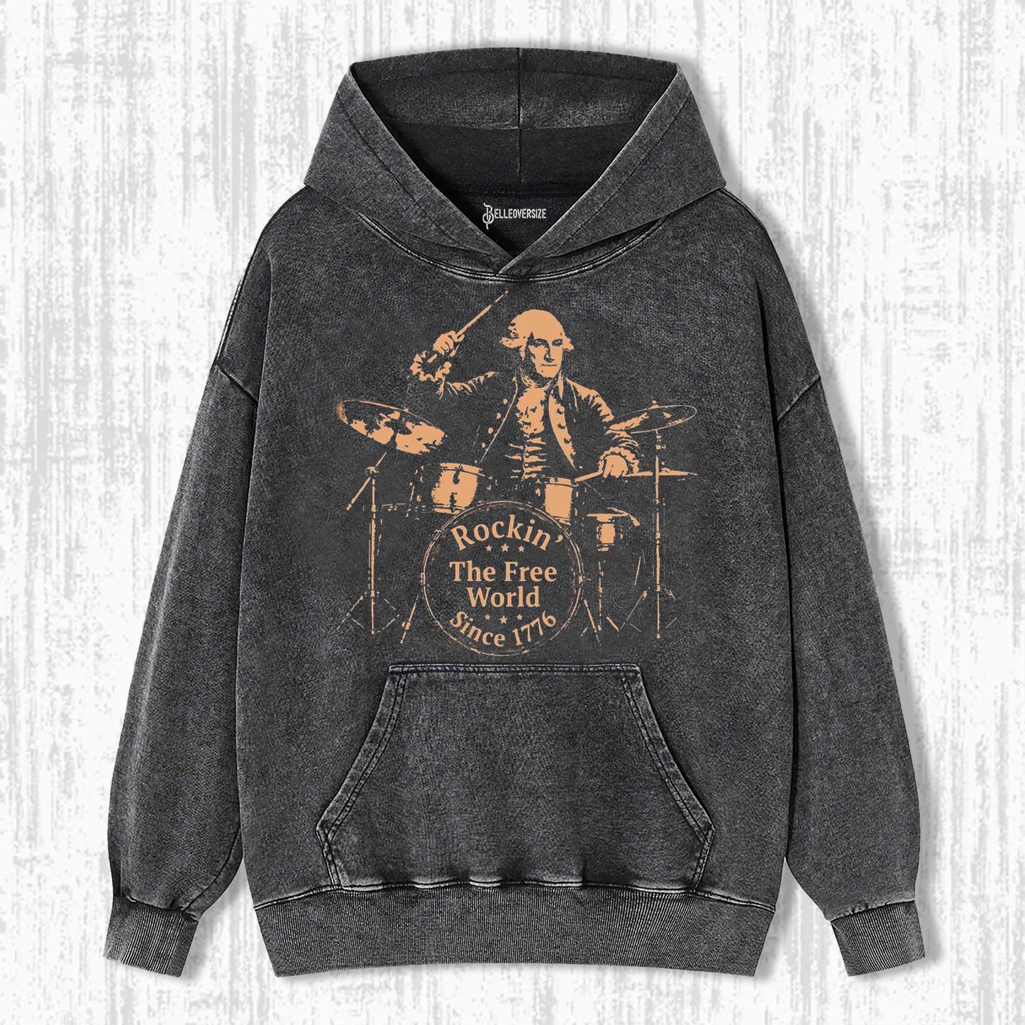 FUNNY GEORGE WASHINGTON HOODIE