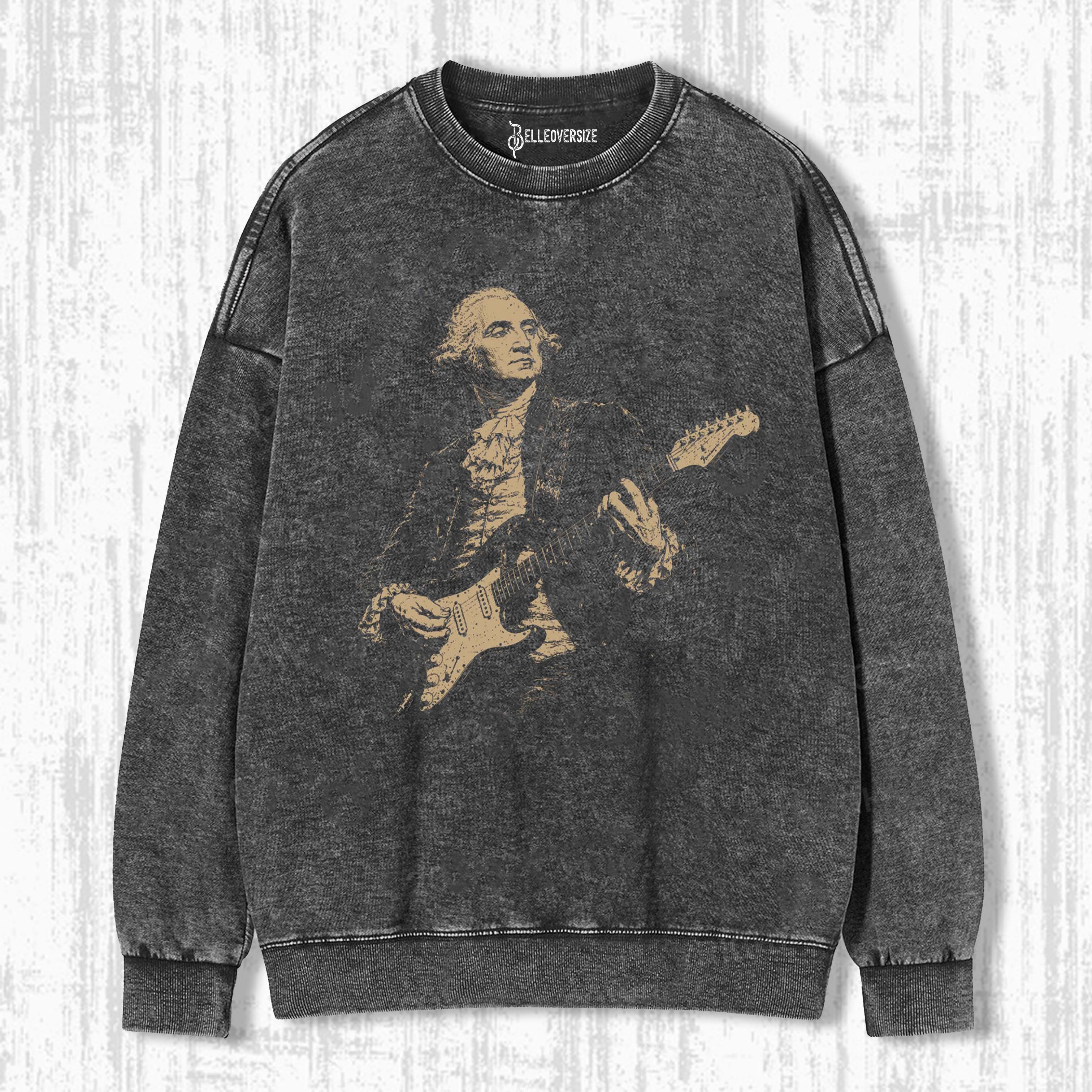 FUNNY GEORGE WASHINGTON SWEATSHIRTS