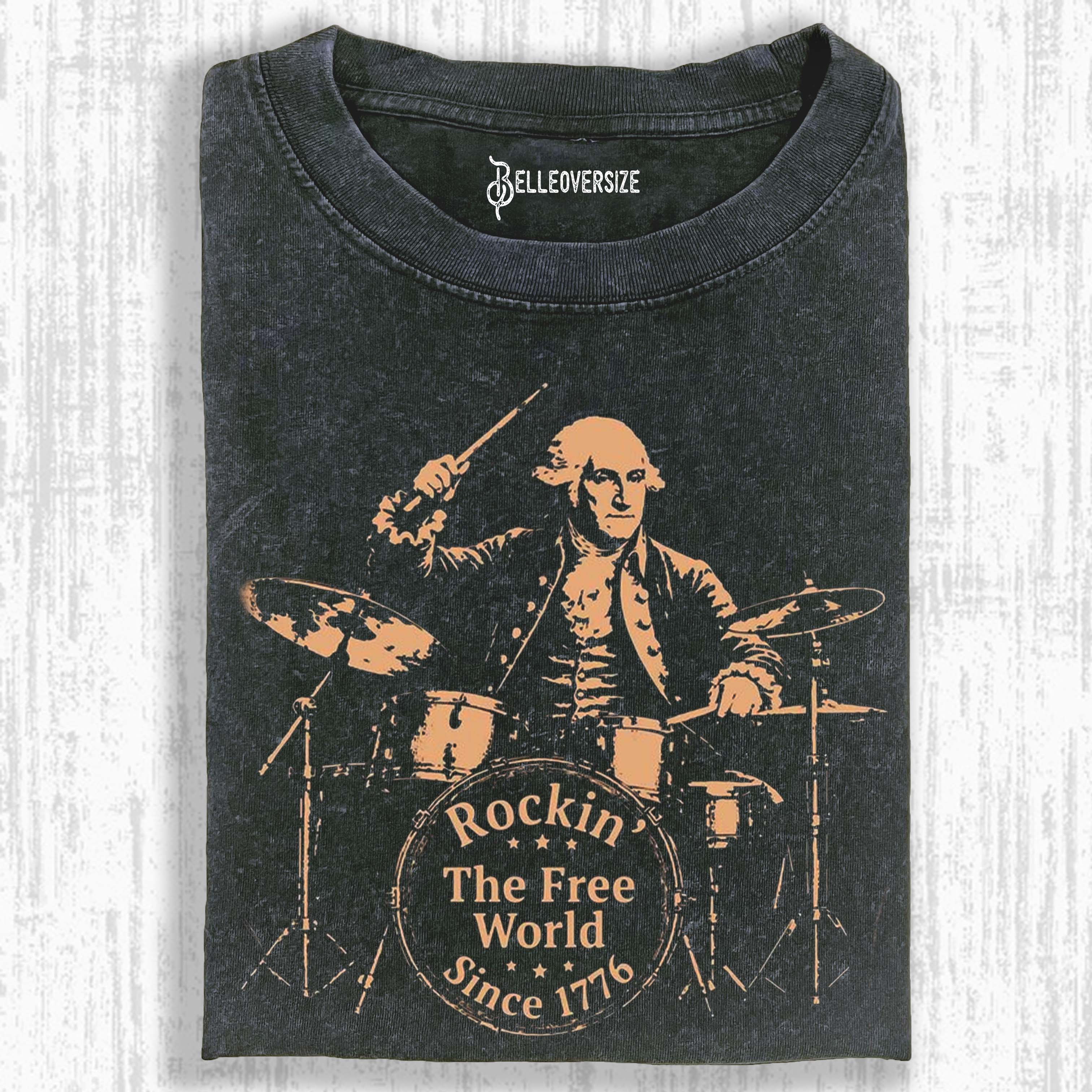FUNNY GEORGE WASHINGTON T-SHIRT