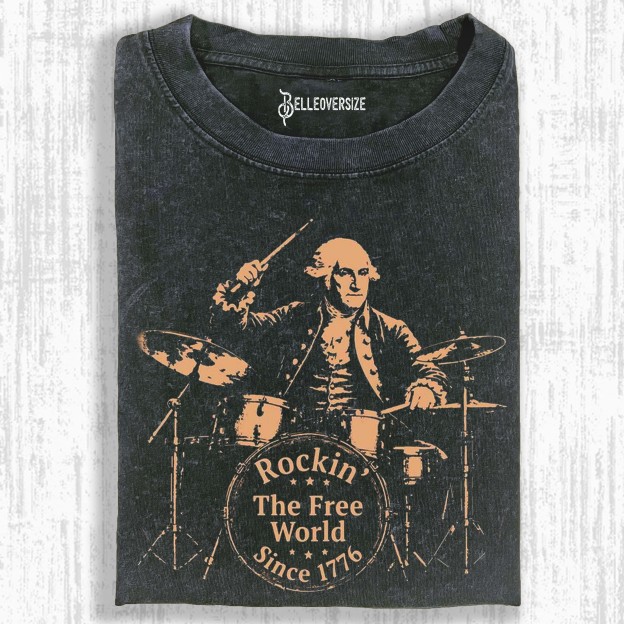 FUNNY GEORGE WASHINGTON T-SHIRT