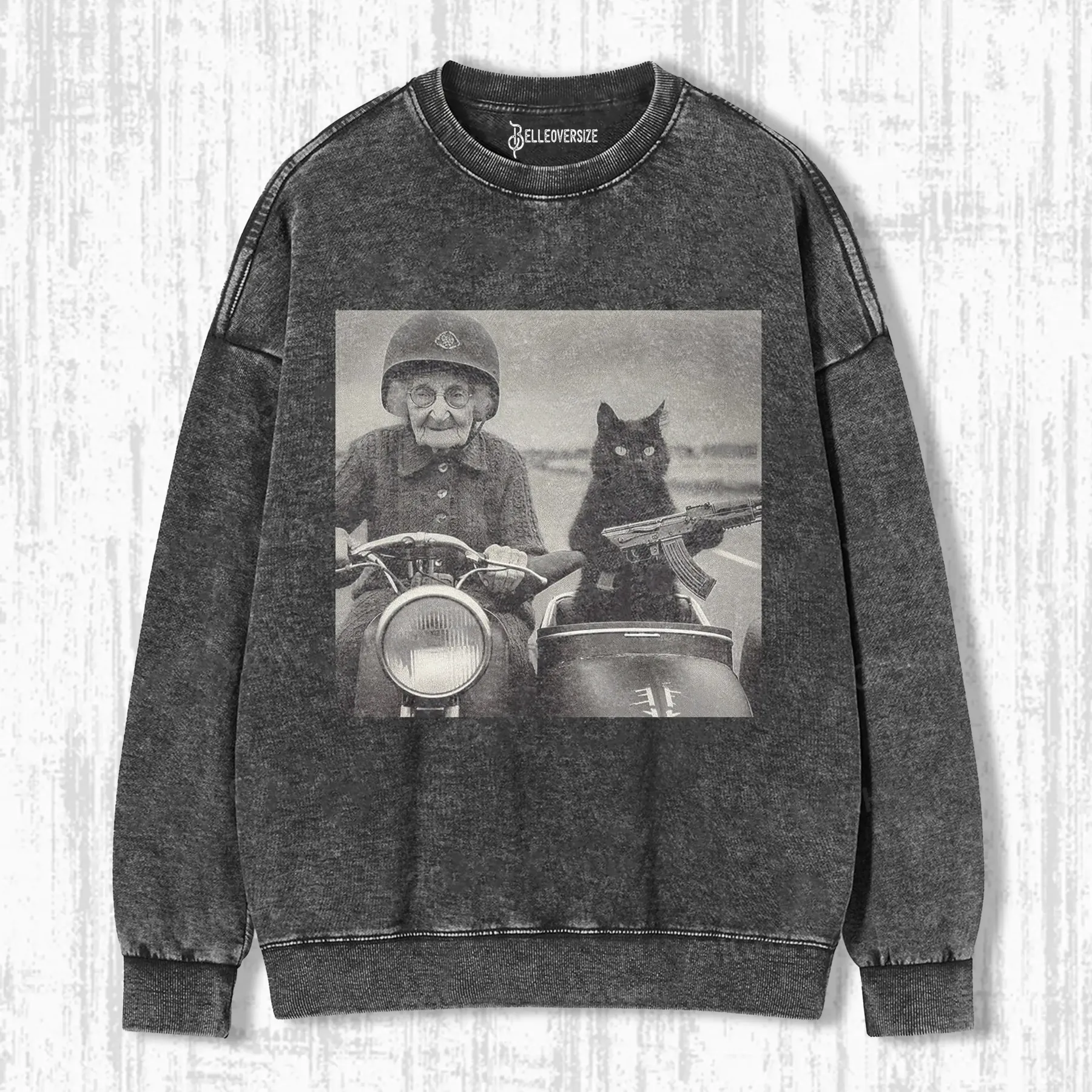 FUNNY GRANDMA AND CAT SWEATSHIRTS