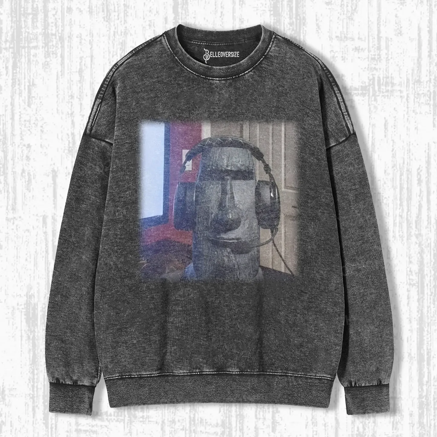 FUNNY MOAI SWEATSHIRTS