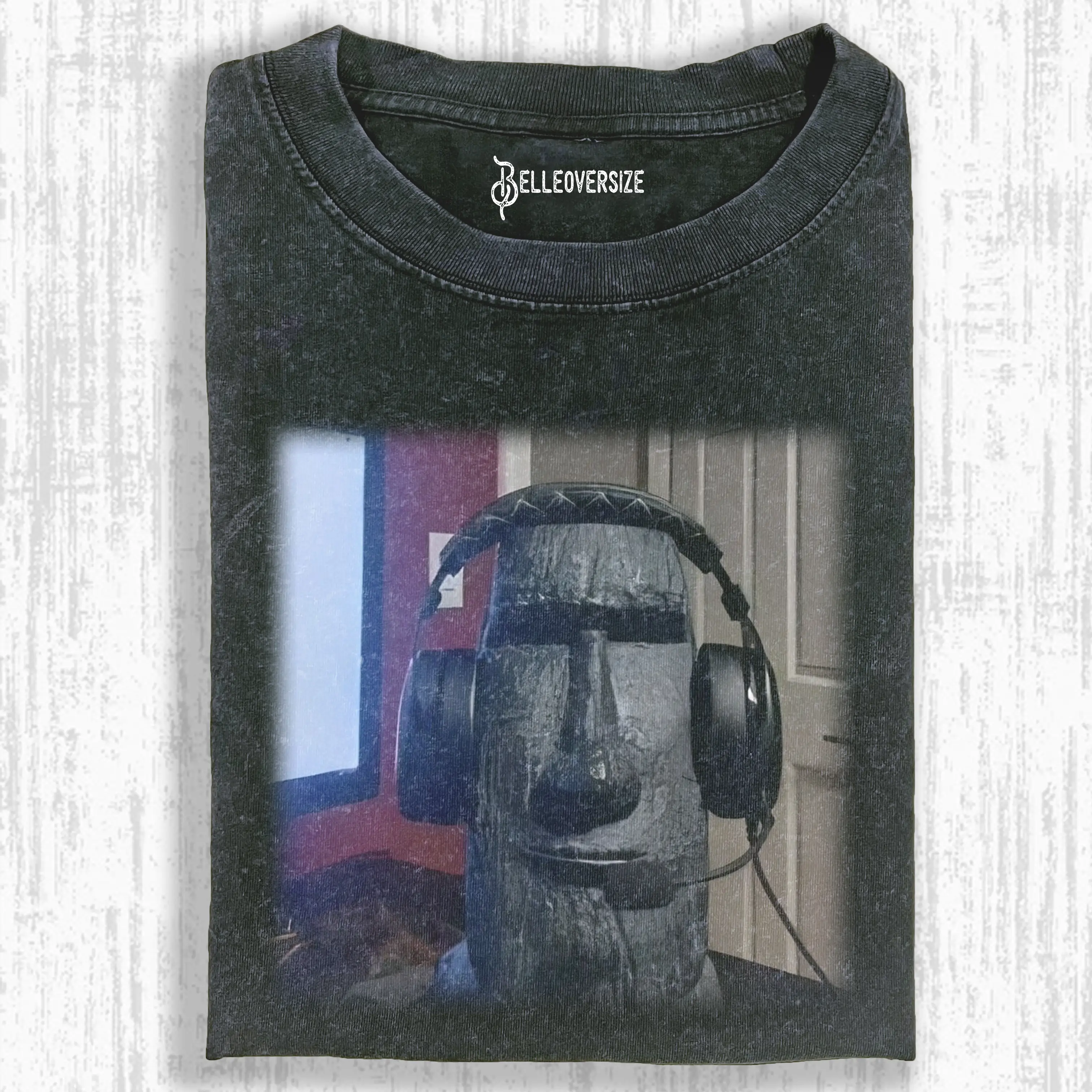 FUNNY MOAI  T-SHIRT