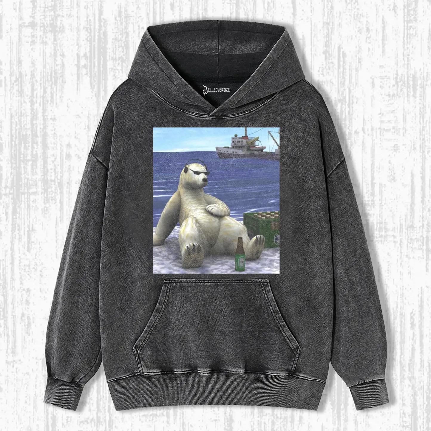 FUNNY POLAR BEAR HOODIE