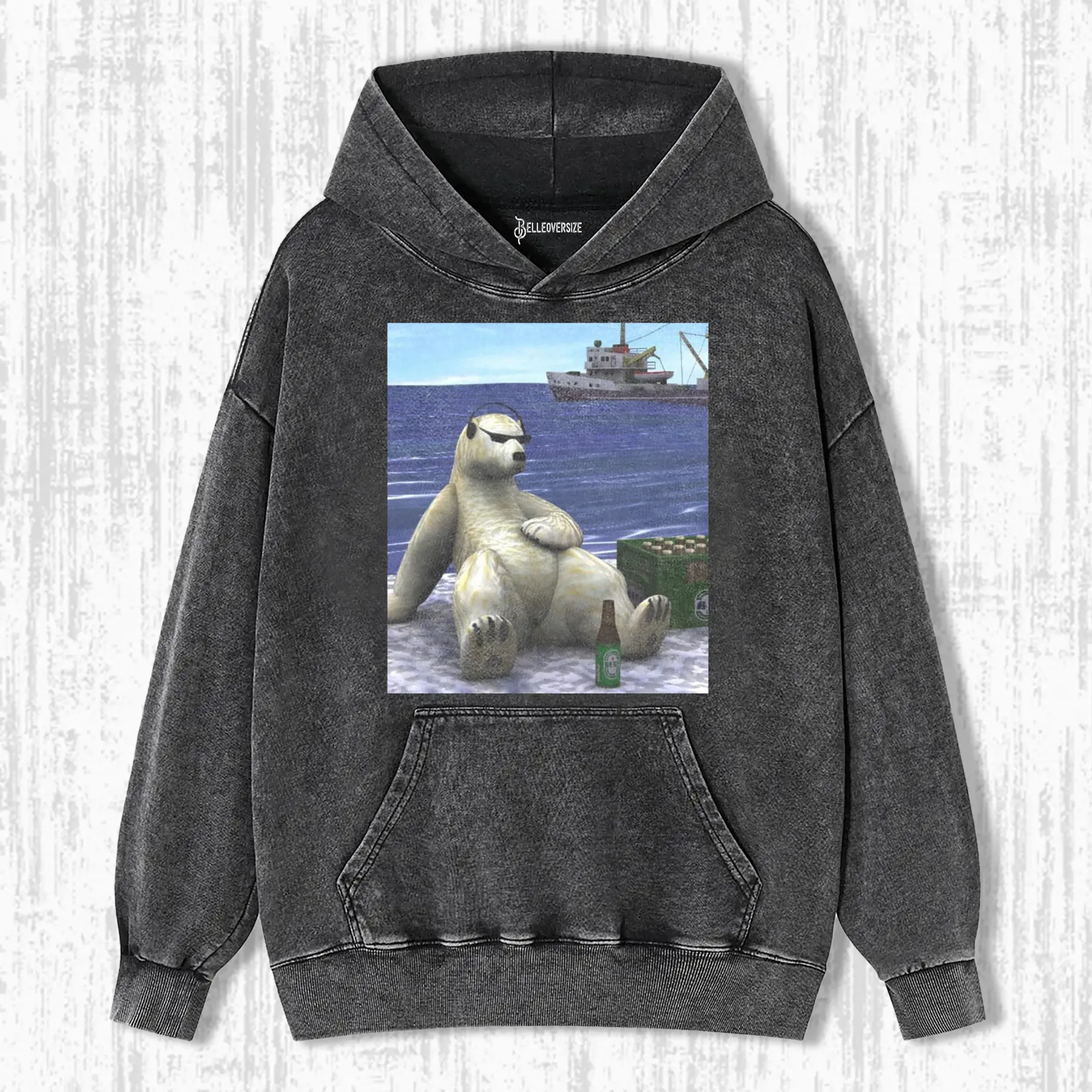 FUNNY POLAR BEAR HOODIE