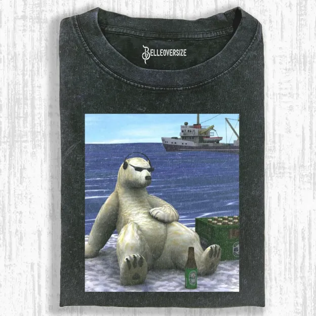 FUNNY POLAR BEAR T-SHIRT