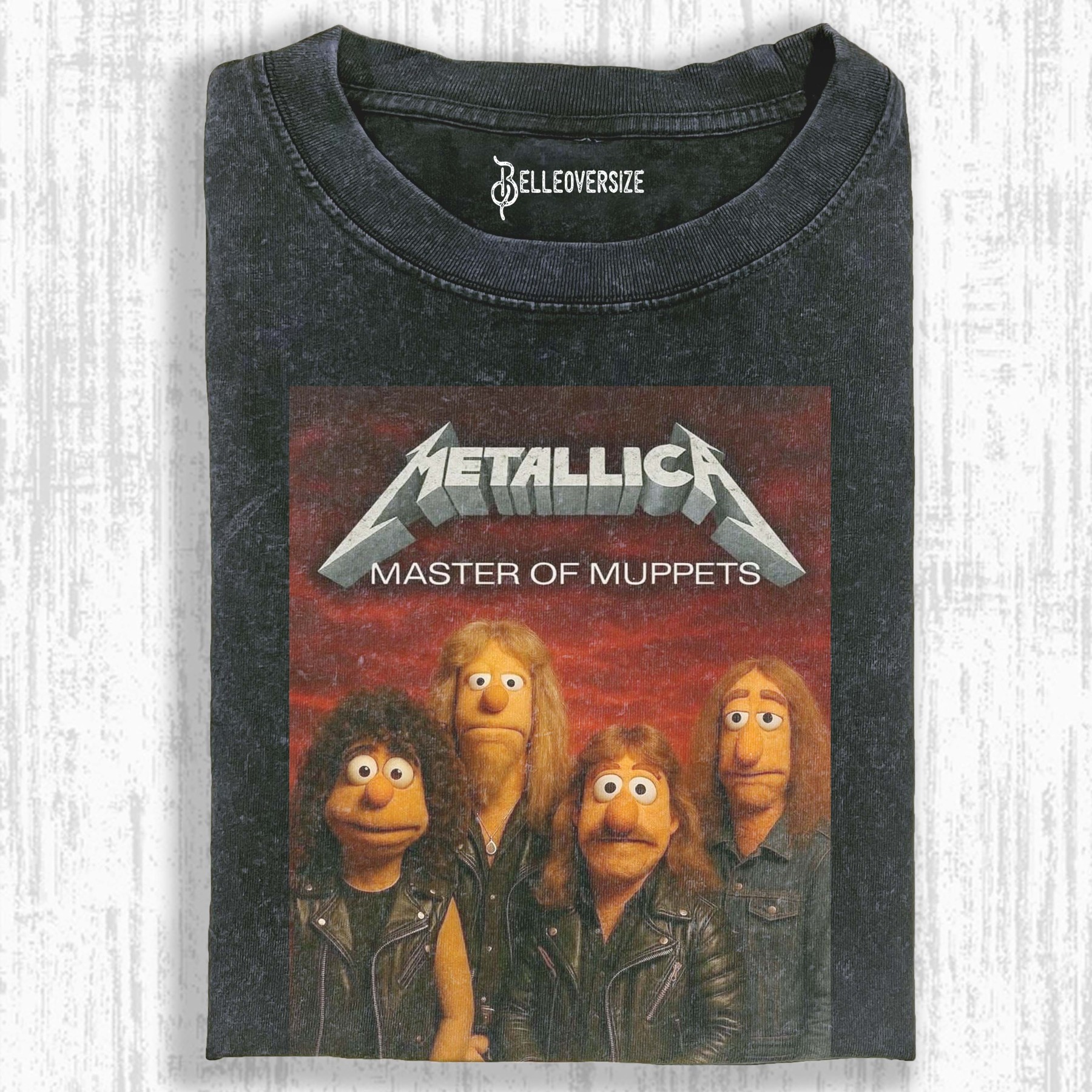 FUNNY PUPPET ROCK BAND T-SHIRT