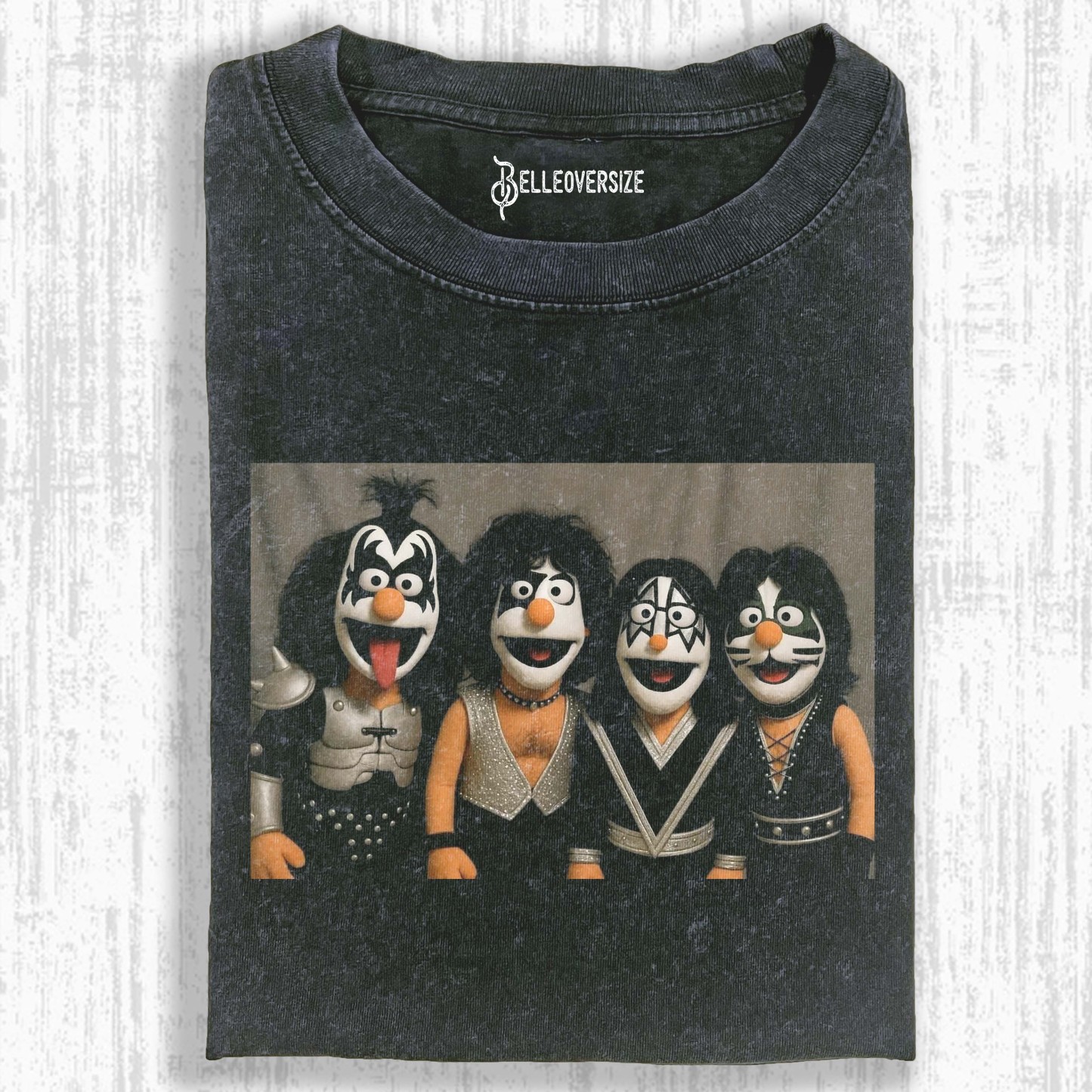 FUNNY PUPPET ROCK BAND T-SHIRT