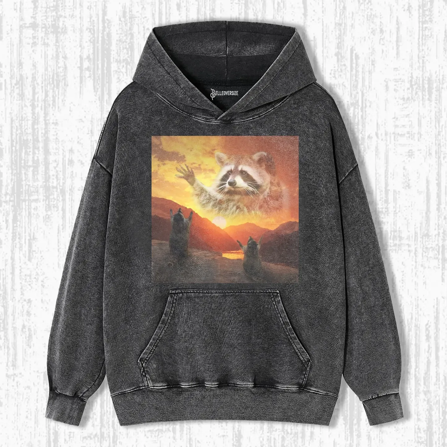 FUNNY RACCOON HOODIE