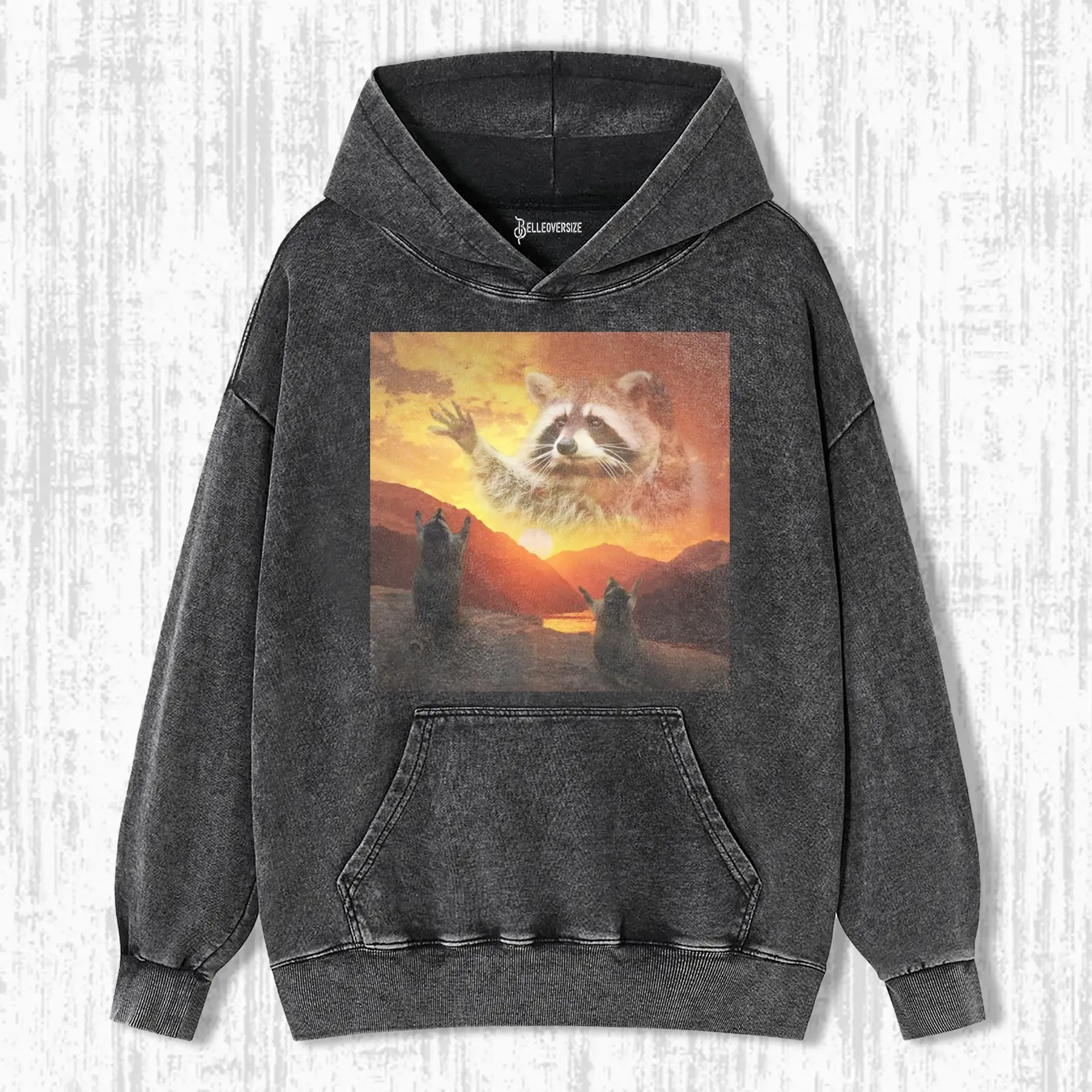 FUNNY RACCOON HOODIE