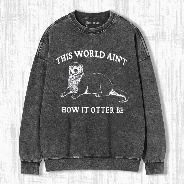 FUNNY SEA OTTERS MEME SWEATSHIRTS