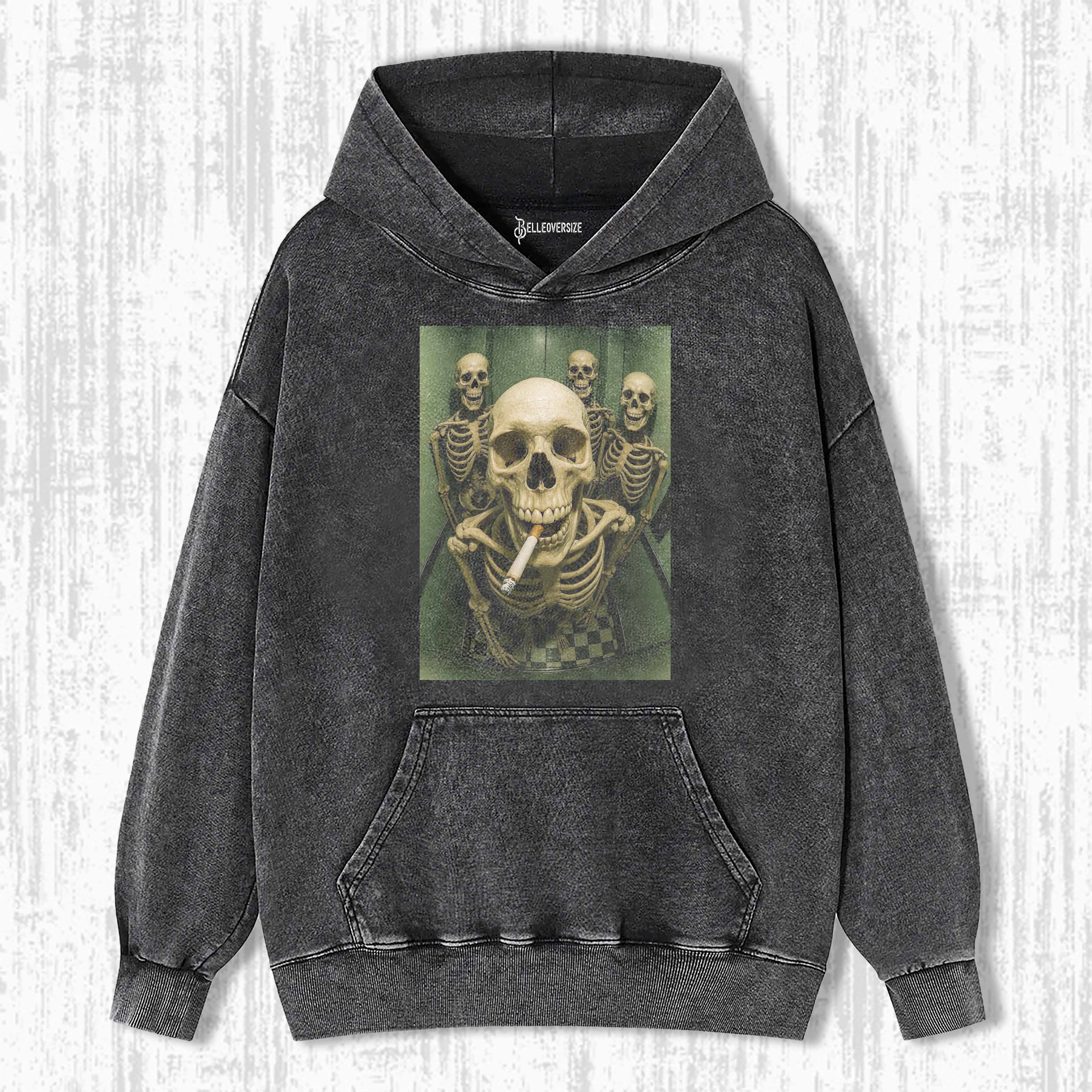 FUNNY SKELETON HOODIE 