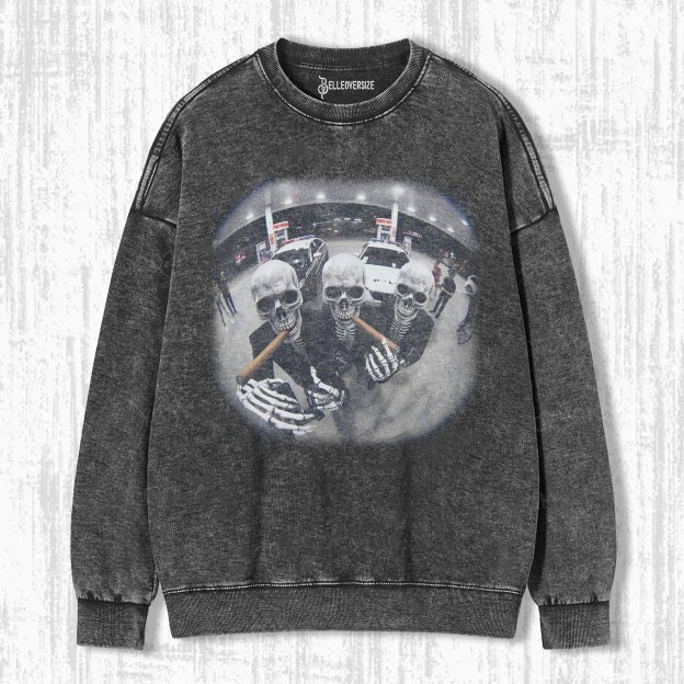 FUNNY SKELETON SWEATSHIRTS 