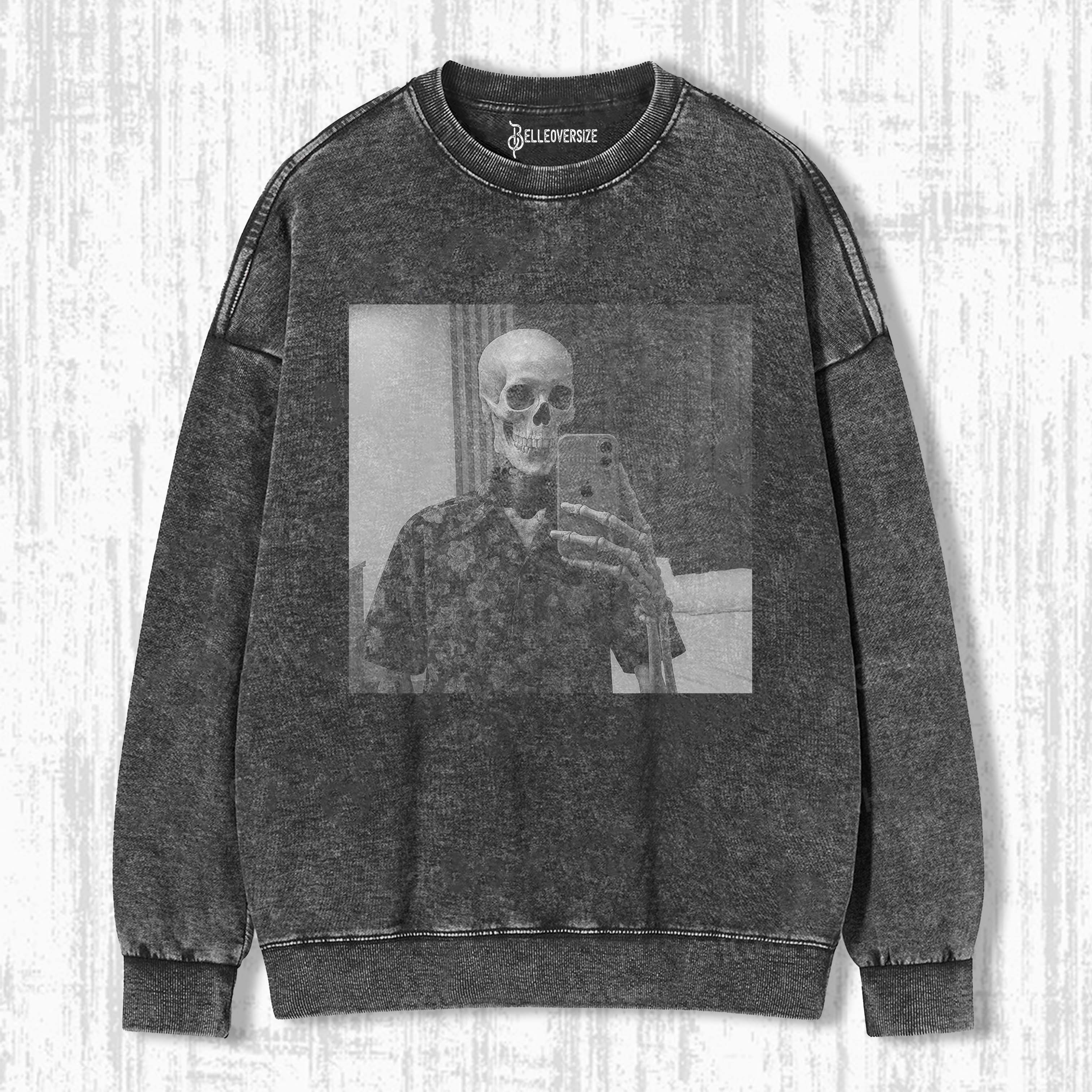 FUNNY SKELETON SWEATSHIRTS 