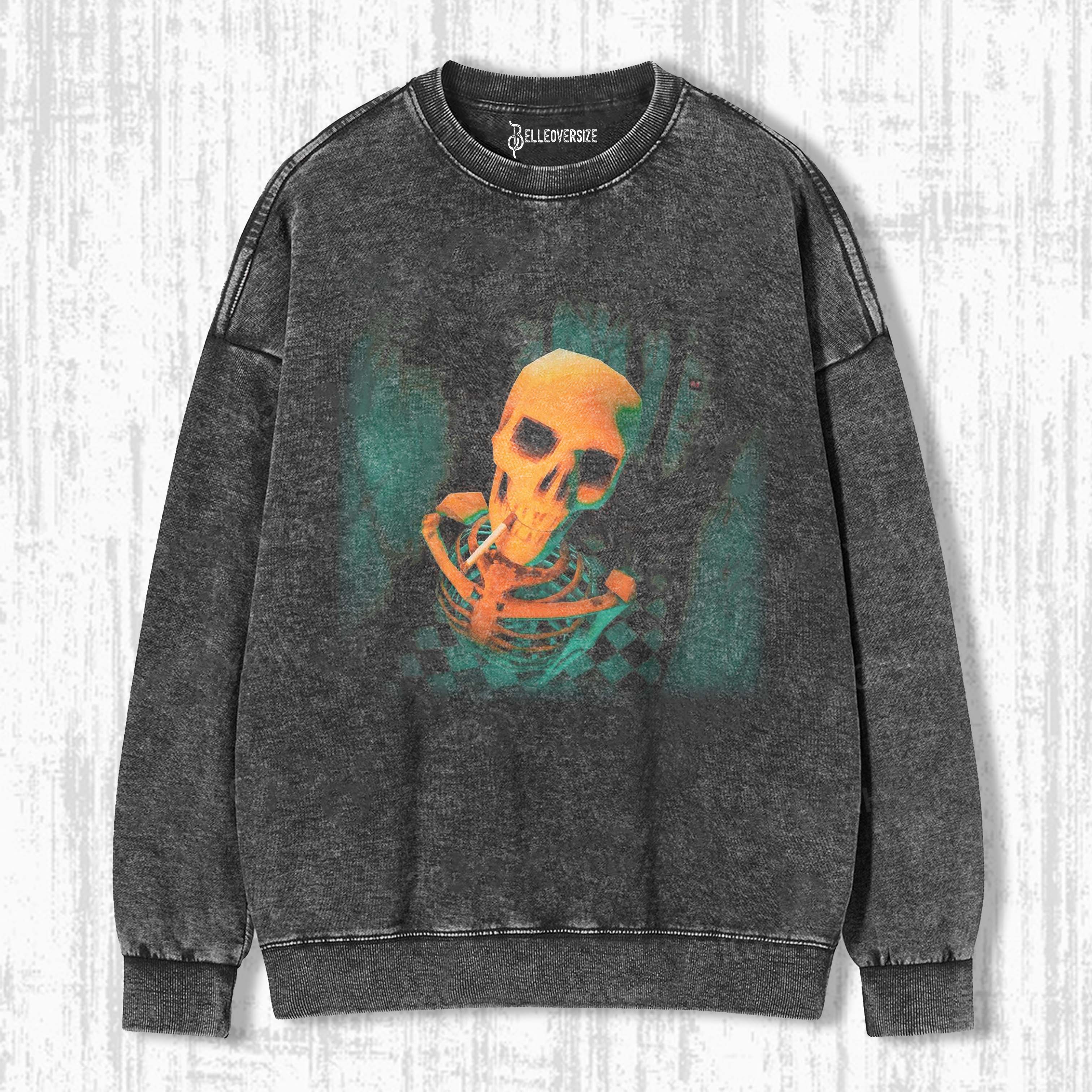 FUNNY SKELETON SWEATSHIRTS 