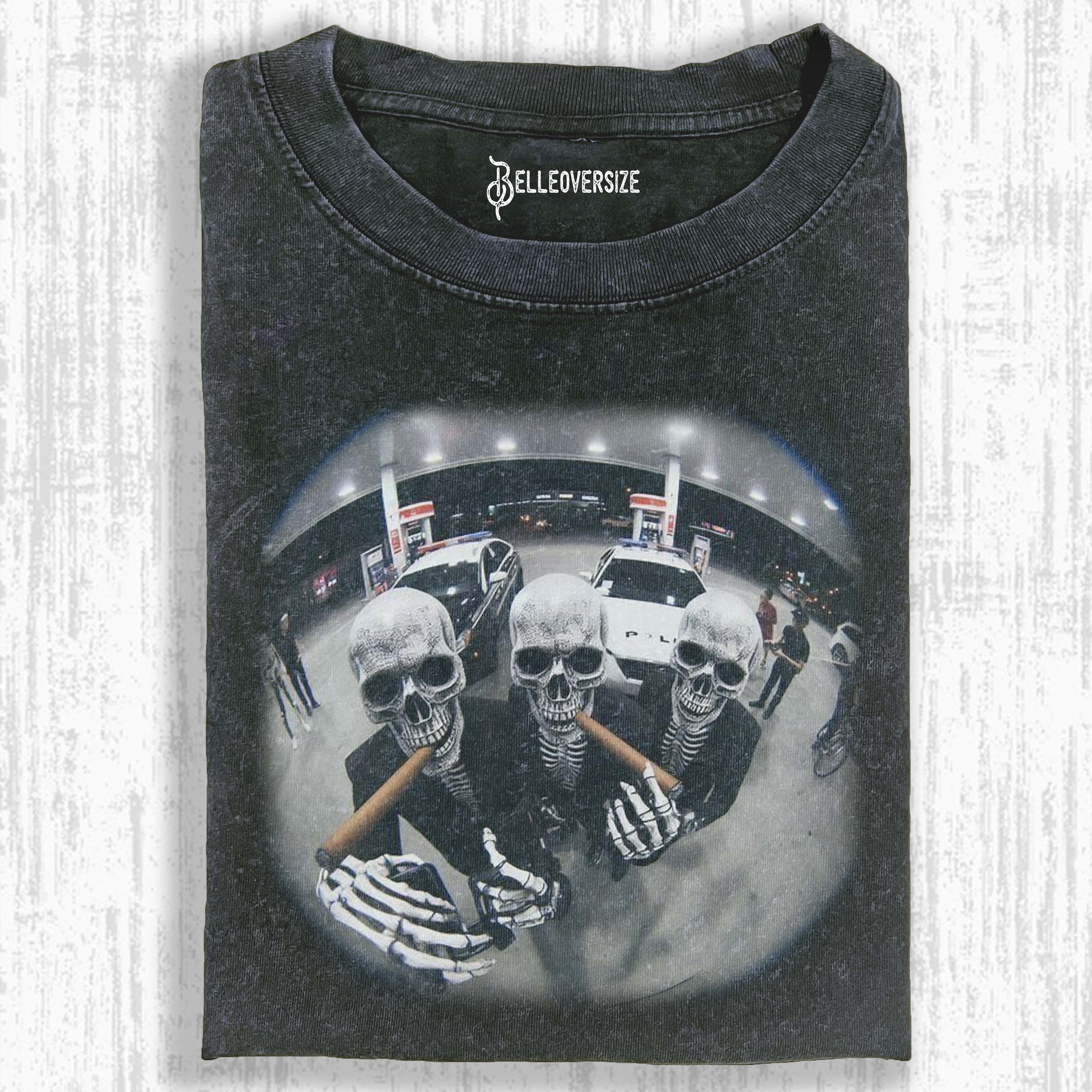 FUNNY SKELETON T-SHIRT 