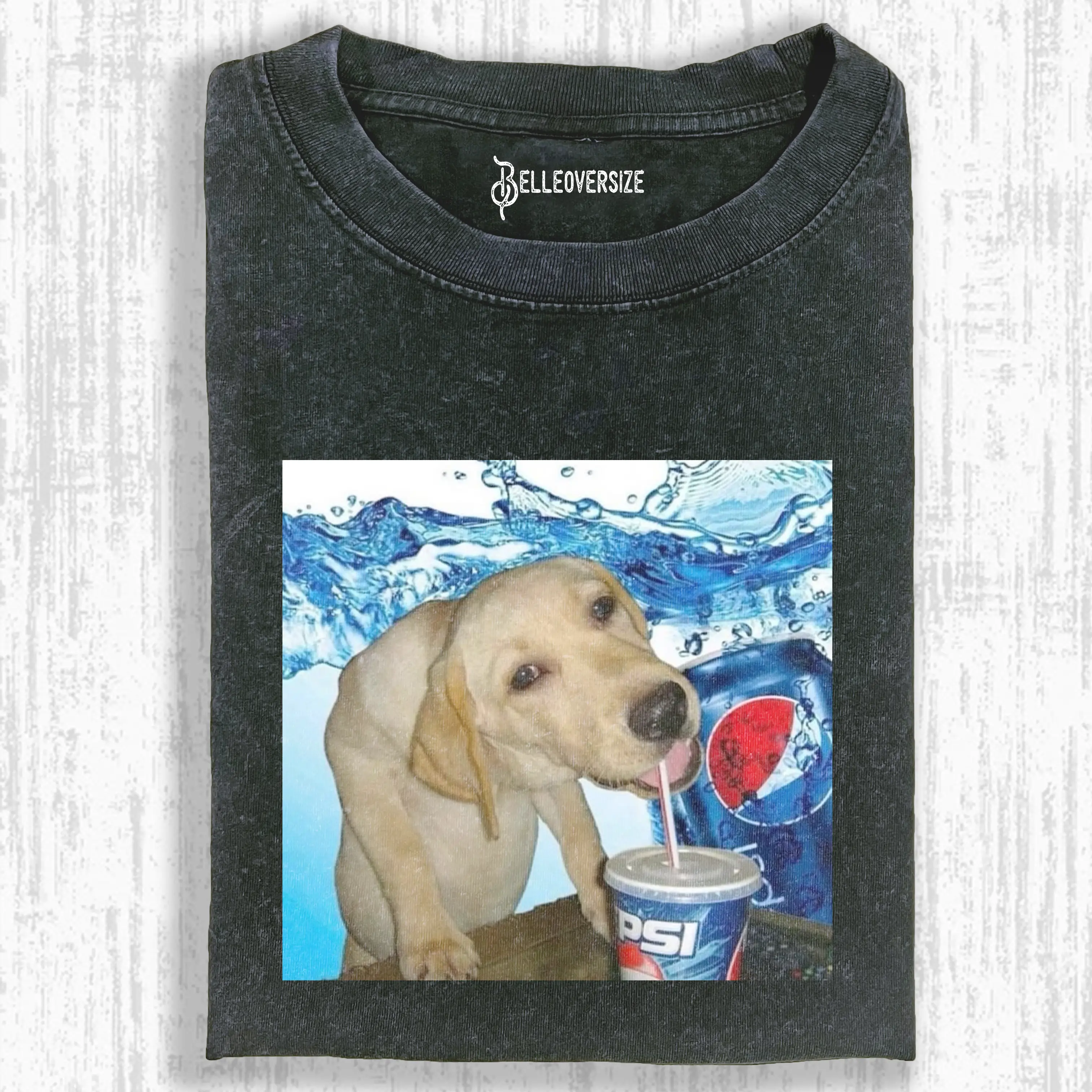 FUNNY THIRSTY DOG T-SHIRT