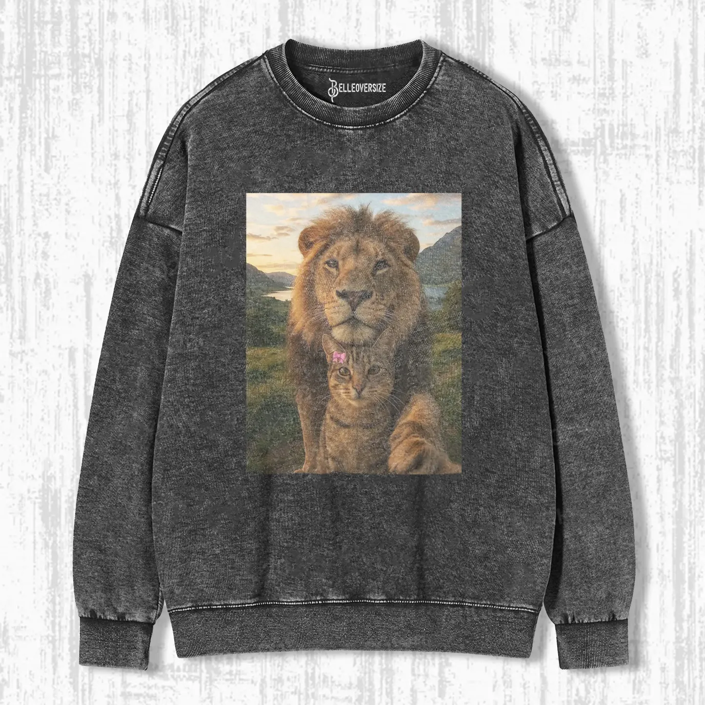 FUNNY TIGER AND CAT SWEATSHIRTS