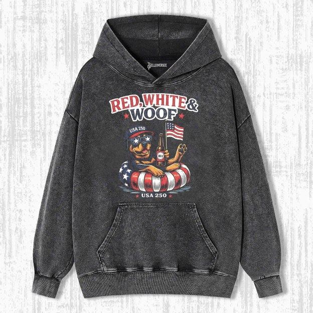 FUNNY USA DOG HOODIE 