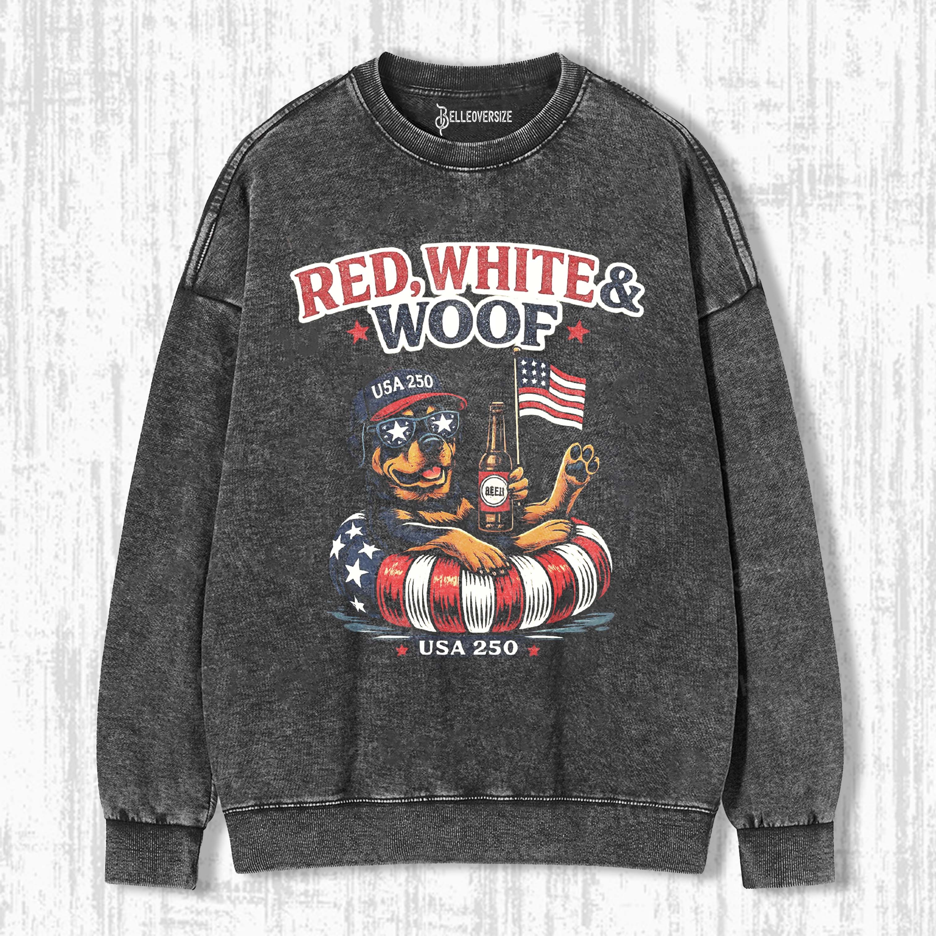 FUNNY USA DOG SWEATSHIRTS