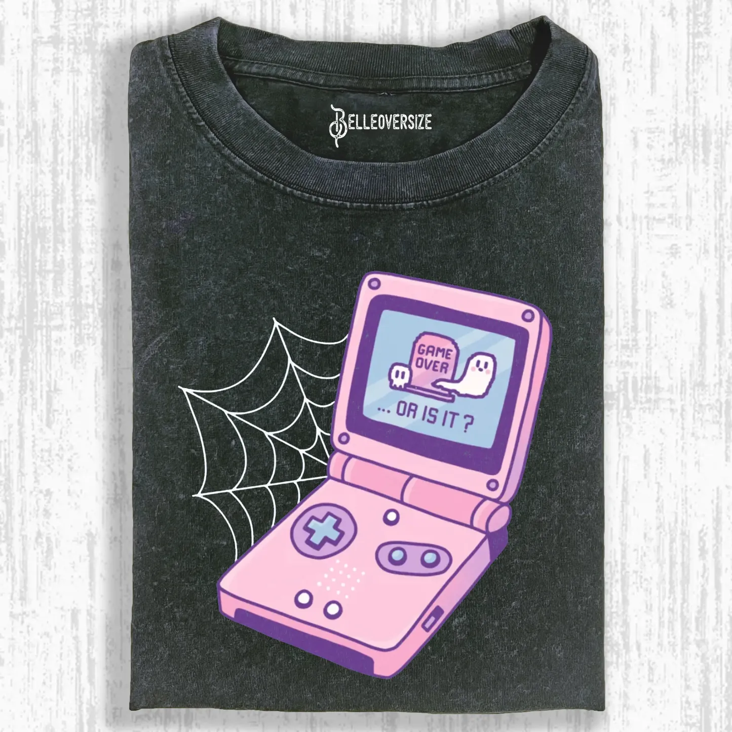 GAME OVER GHOST FINE T-SHIRT