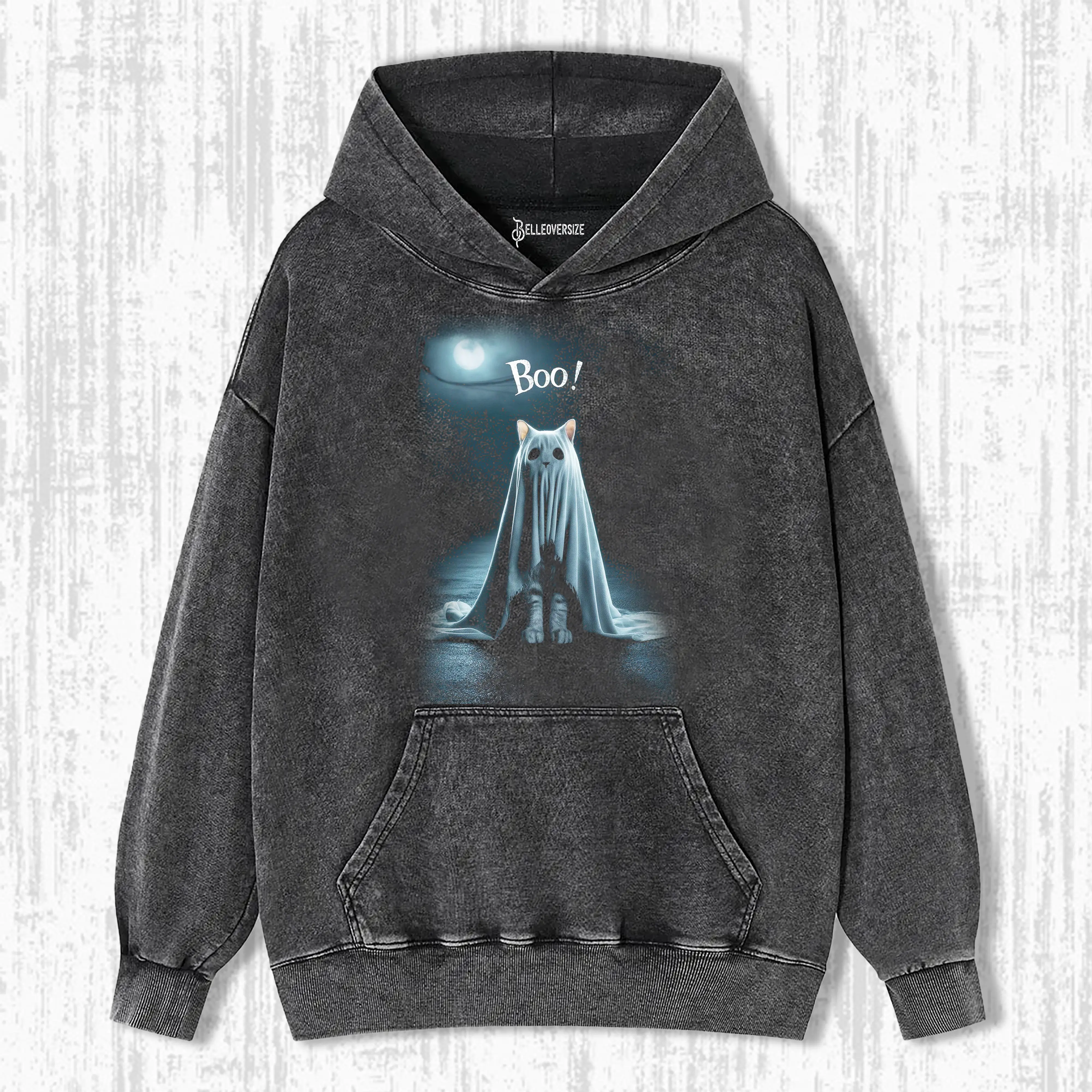 GHOST KITTEN  HOODIE