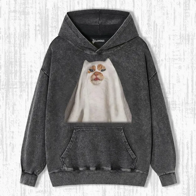 GHOST KITTEN HOODIE