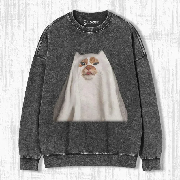 GHOST KITTEN SWEATSHIRTS