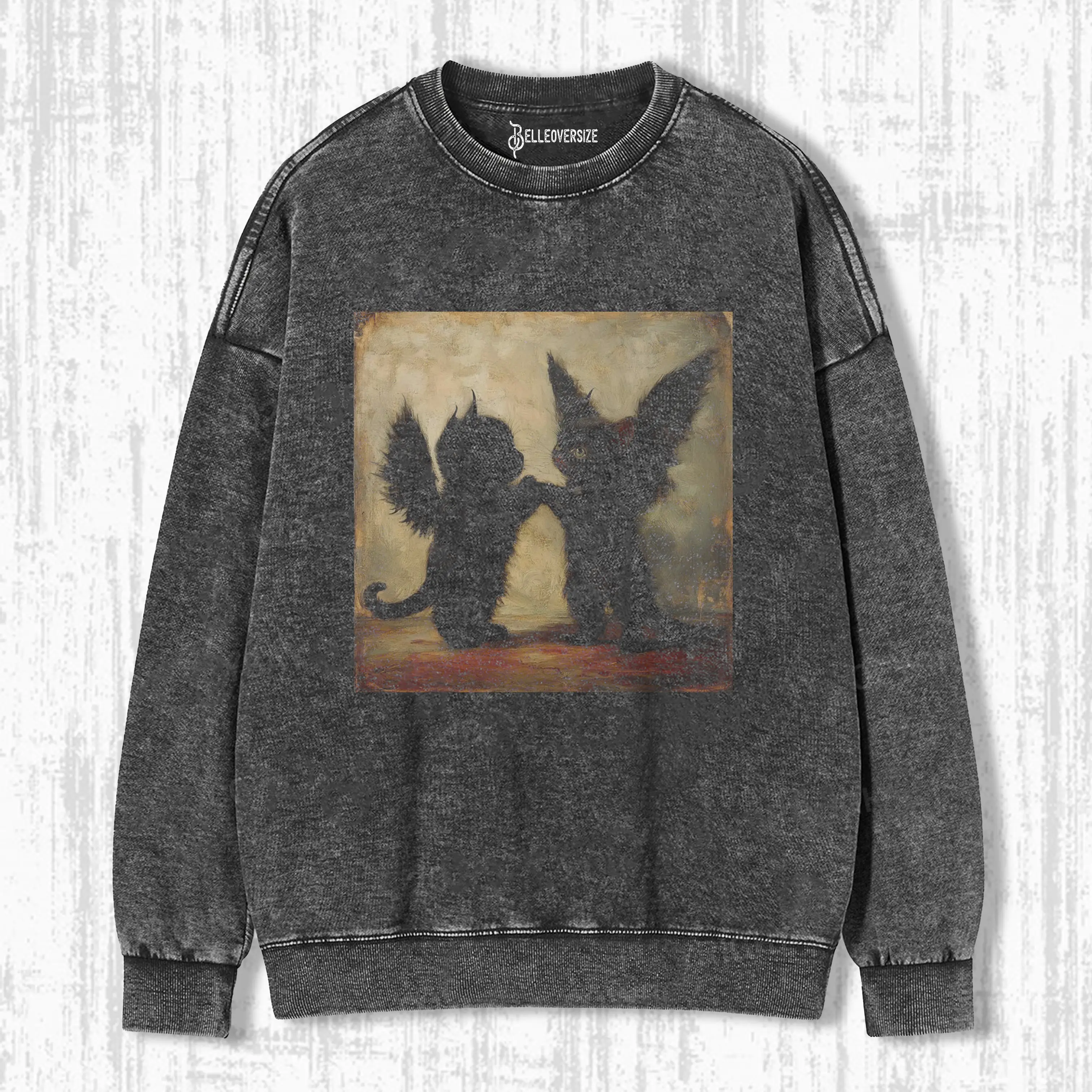 GOTHIC BAT CAT SWEATSHIRTS