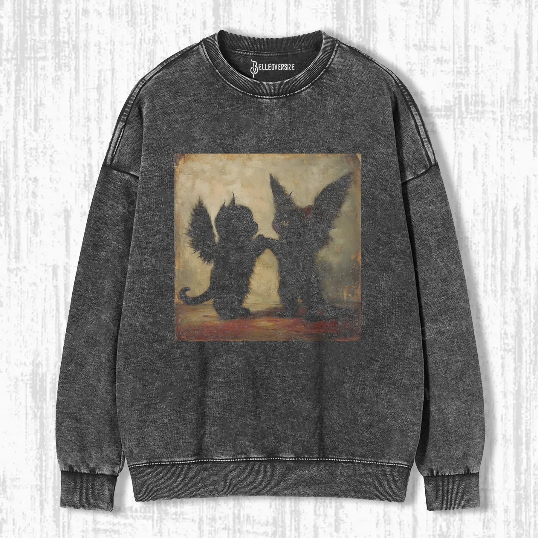 GOTHIC BAT CAT SWEATSHIRTS