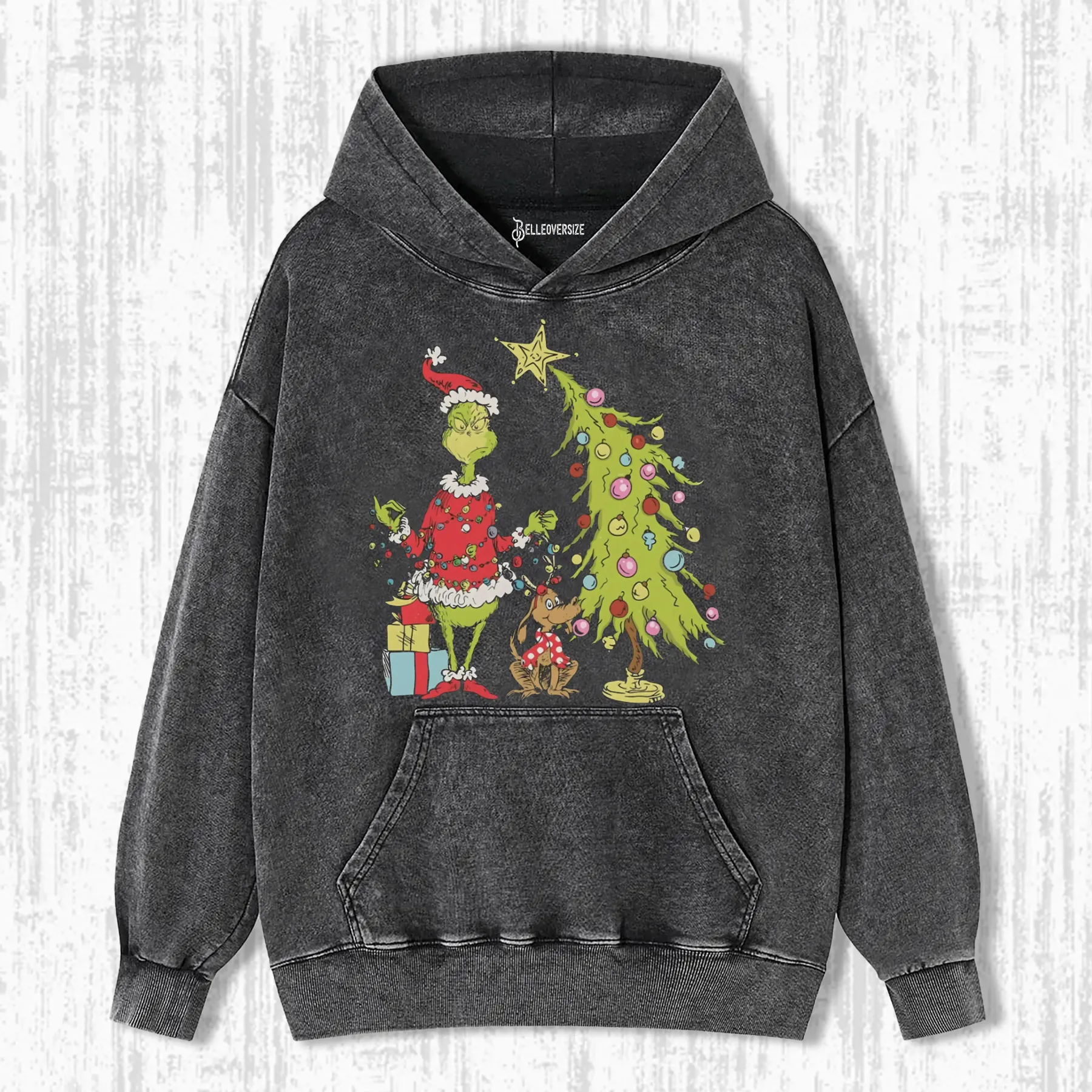 GRINCH CHRISTMAS TREE HOODIE